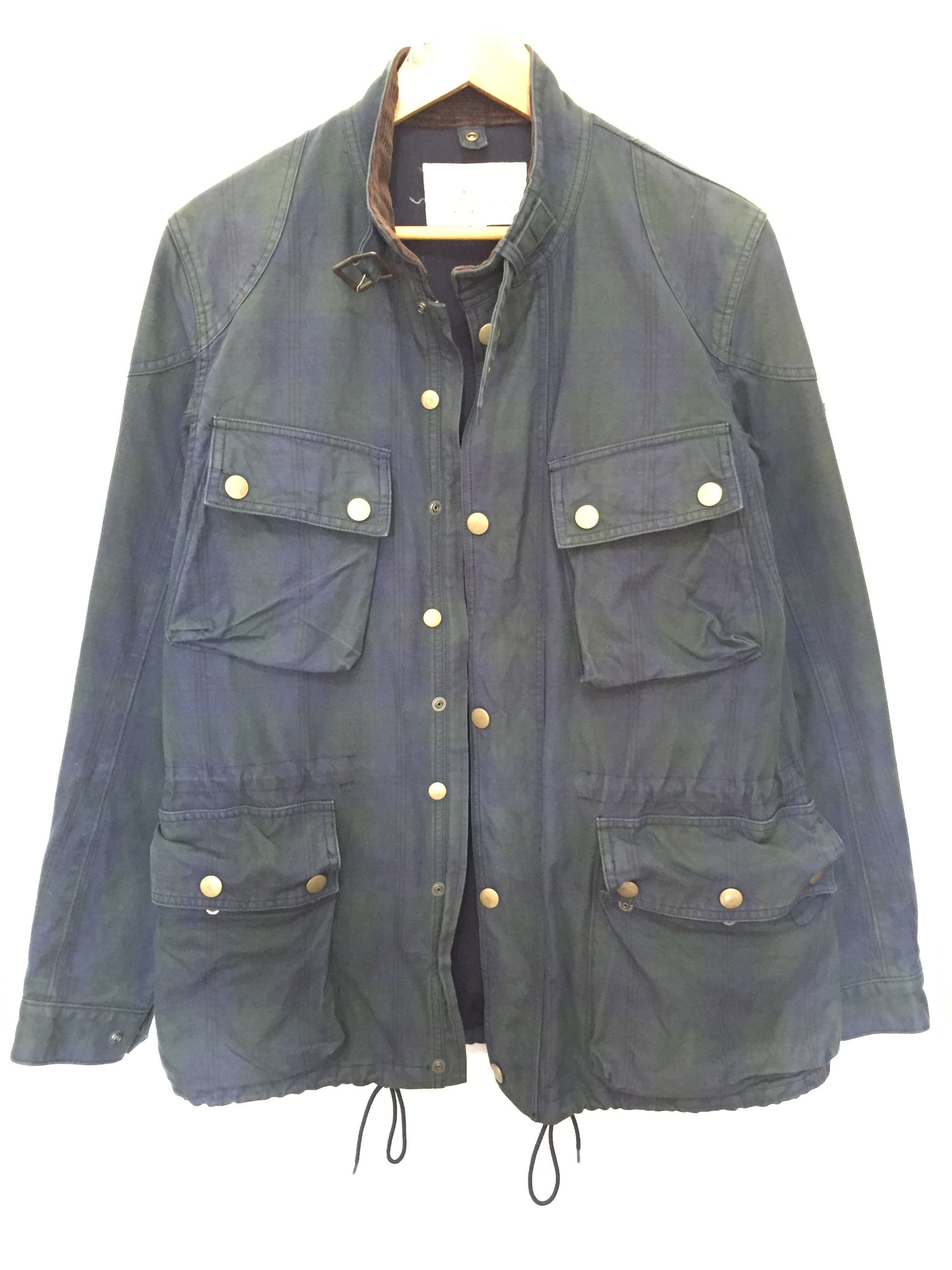 General Research 2006 Blackwatch tartan riding Multibutton parka jacket Size US L / EU 52-54 / 3 - 6 Thumbnail