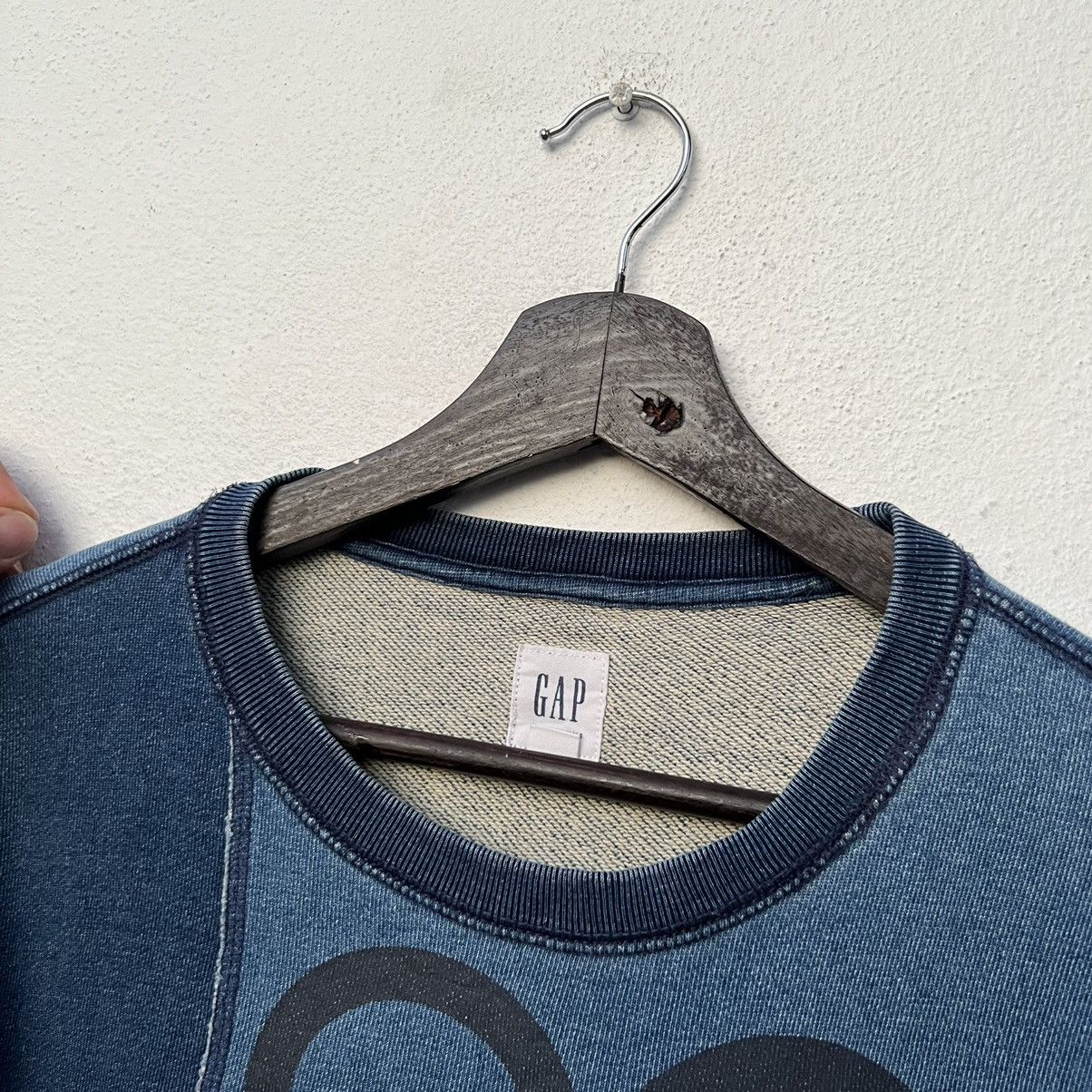 Japanese Brand VINTAGE GAP LOGO ORIGINALS OVERPRINT SWEATSHIRT CREWNECK Size US M / EU 48-50 / 2 - 9 Thumbnail