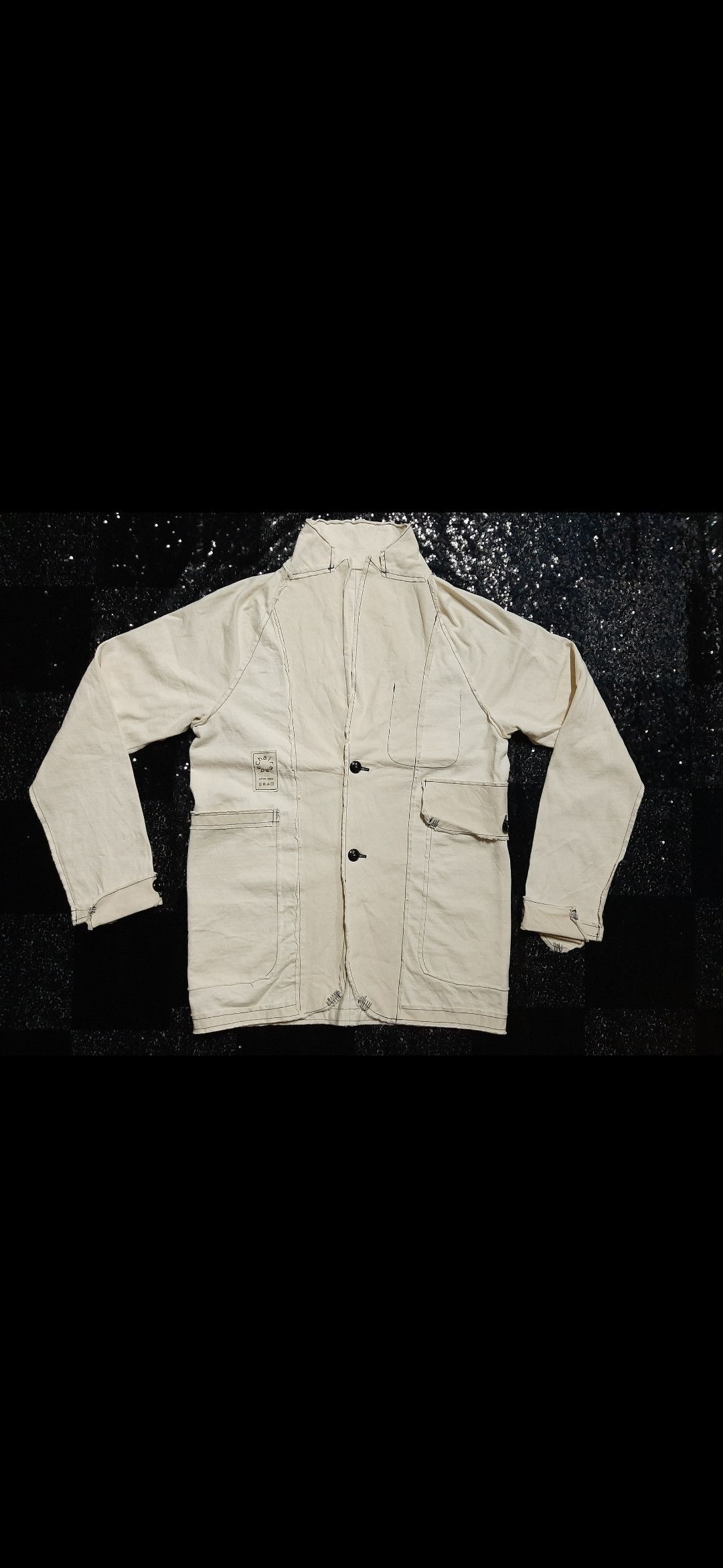 Designer × Japanese Brand CHAIR MADE DISTRESSED DESIGN JAPAN MADE JACKET Size US S / EU 44-46 / 1 - 1 Thumbnail