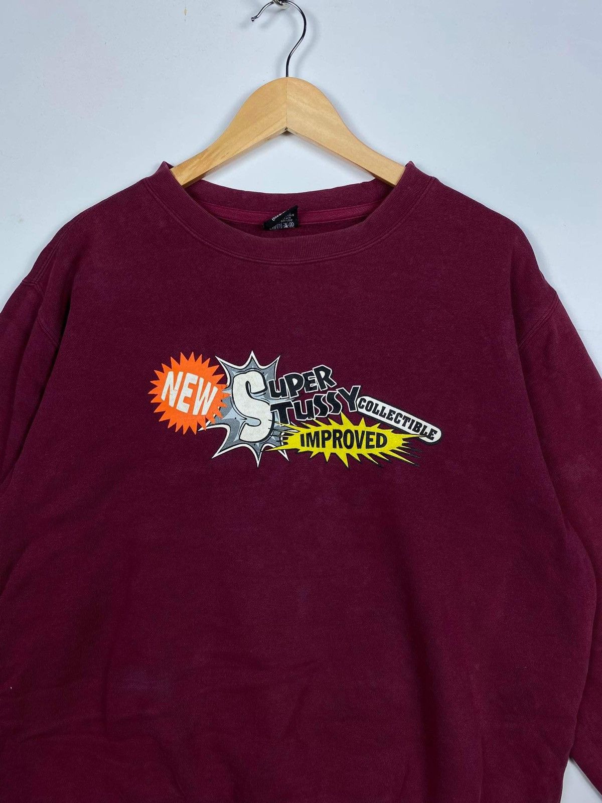 Stussy Vintage 90s Stussy USA Collectible Printed Baggy Sweatshirt Size US M / EU 48-50 / 2 - 3 Thumbnail