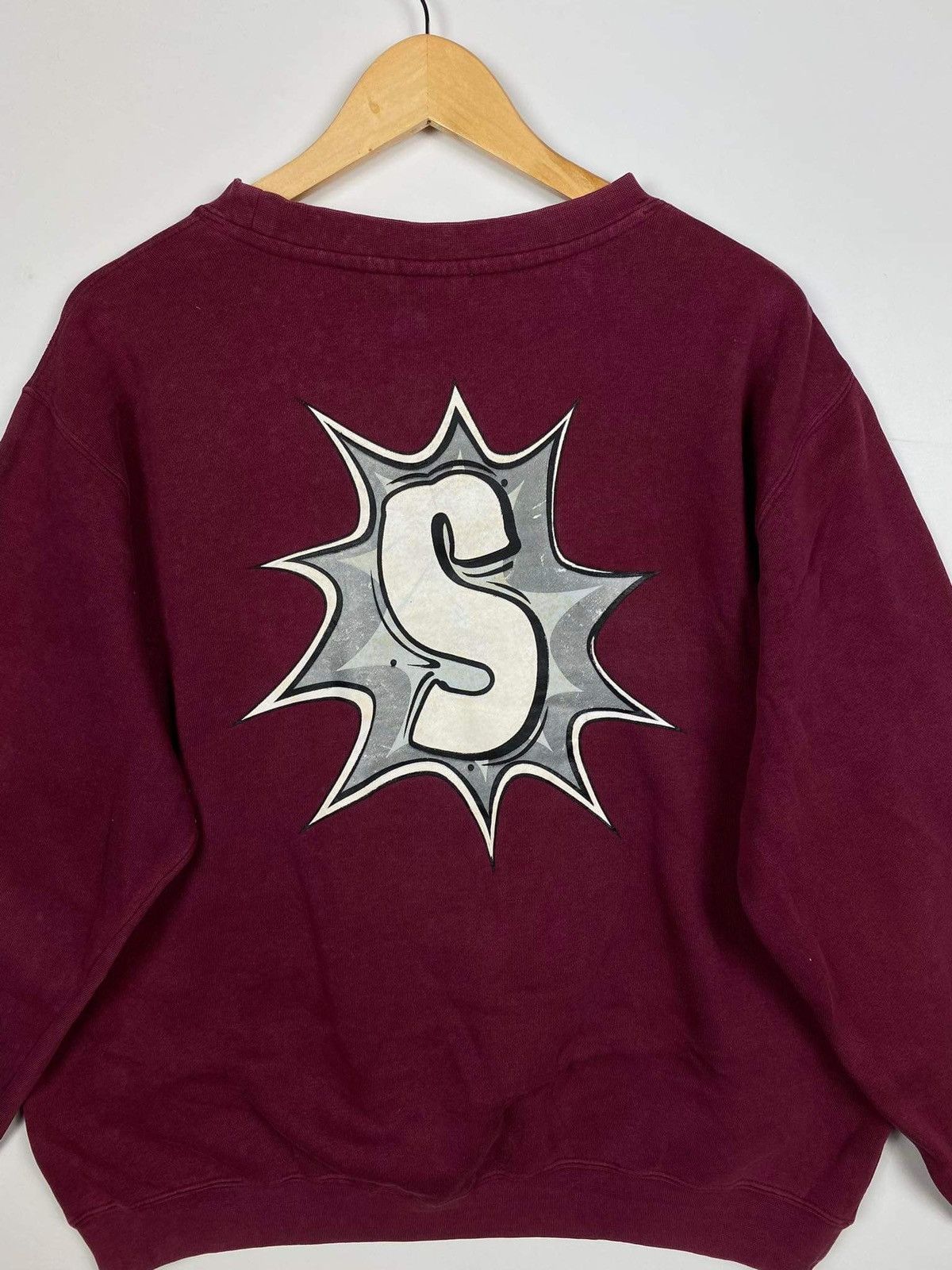 Stussy Vintage 90s Stussy USA Collectible Printed Baggy Sweatshirt Size US M / EU 48-50 / 2 - 4 Thumbnail
