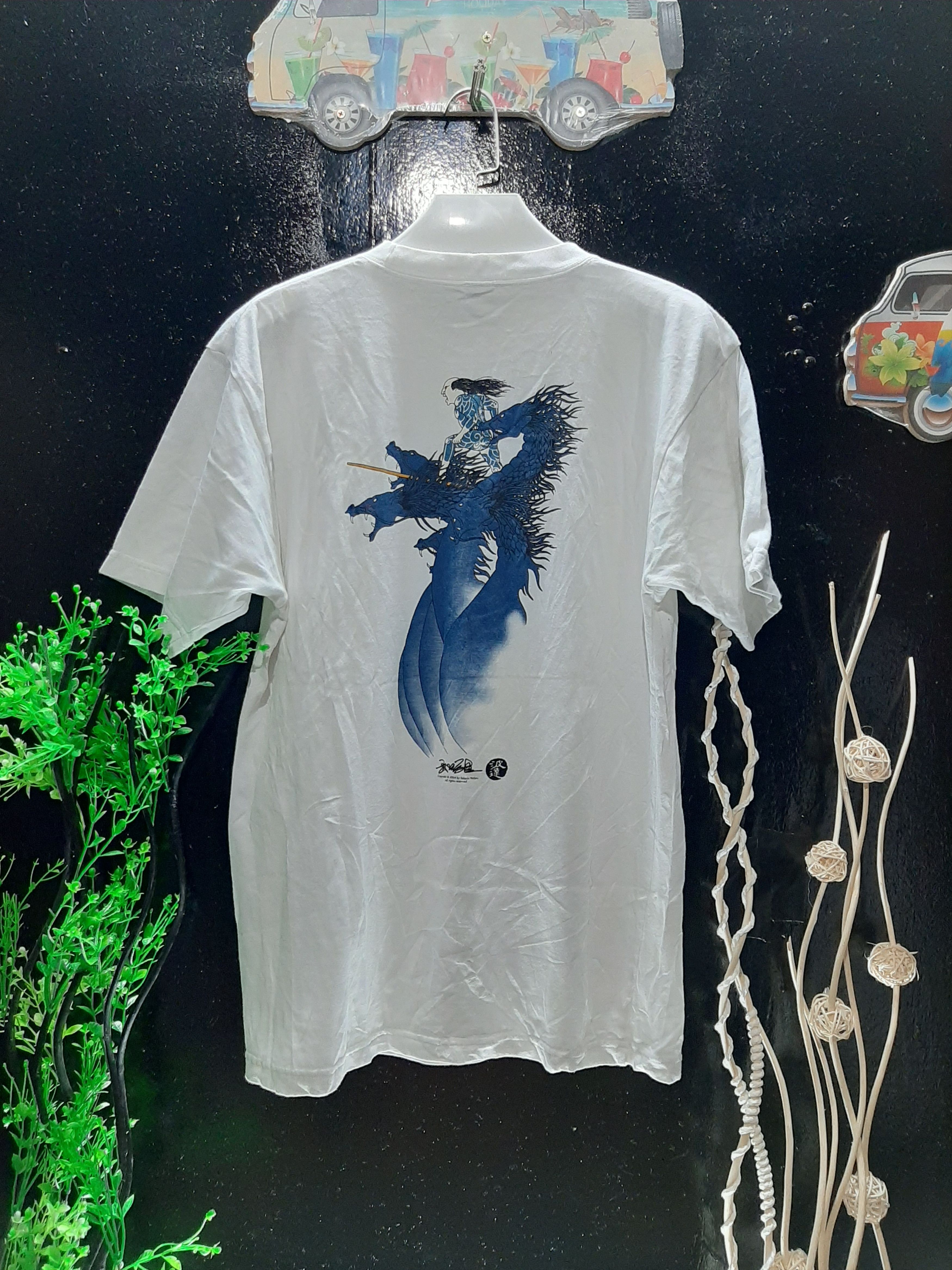Japanese Brand × Vintage VINTAGE EARLY 2K TAKEDA HIDEO JAPANES DRAWER SAMURAI DRAGON Size US M / EU 48-50 / 2 - 1 Thumbnail