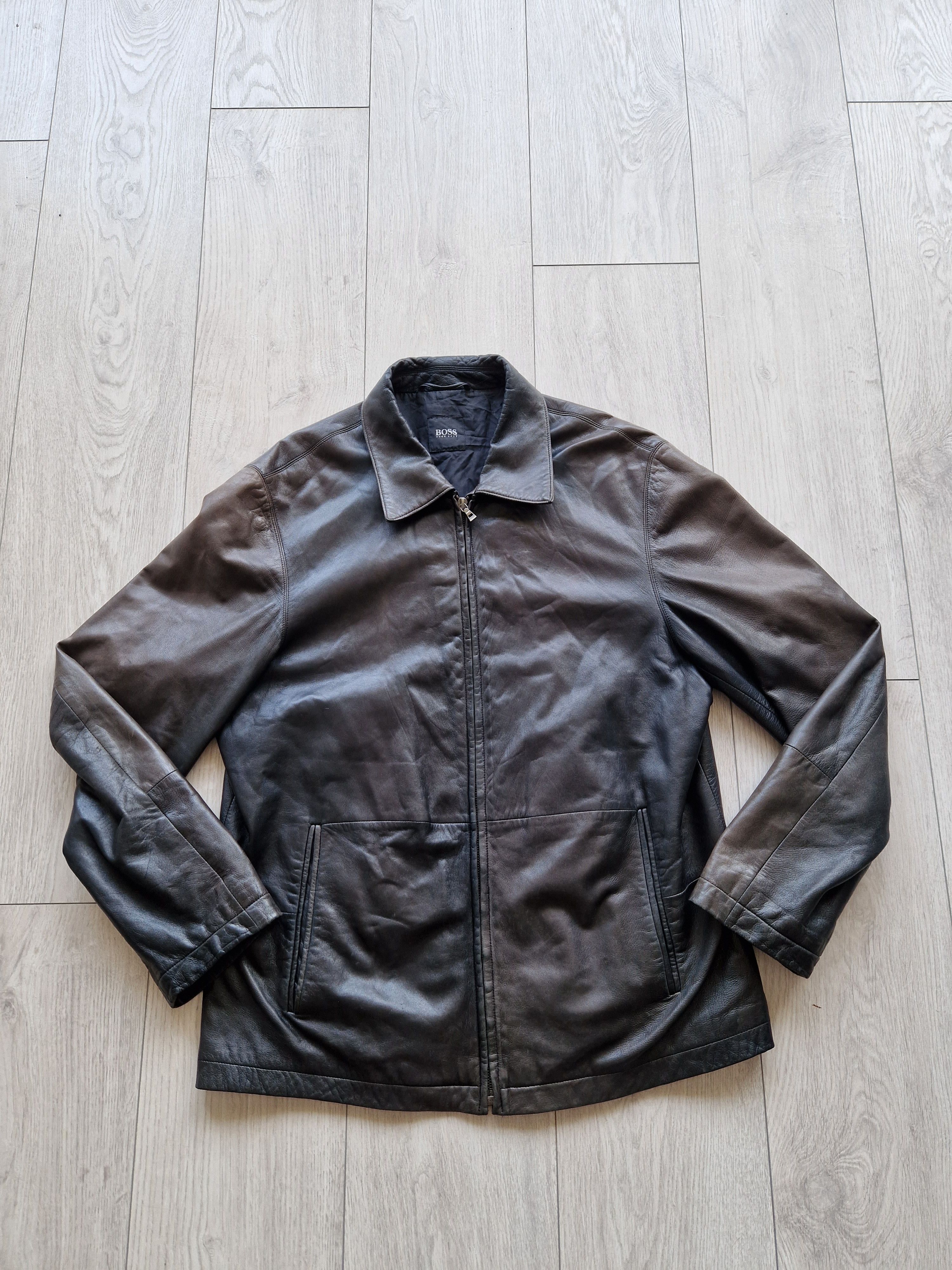 Vintage 90s Hugo Boss Cashmere Bomber Jacket Size XL
