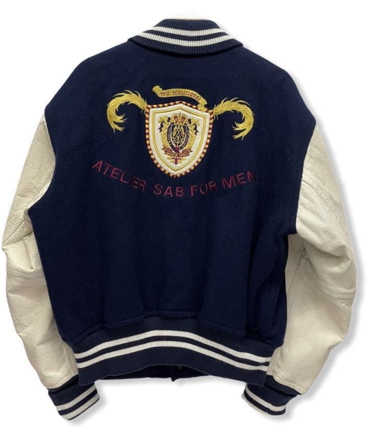 Japanese Brand RARE!! 90’s ATELIER SAB NEO TRADITIONAL Varsity Jacket Size US M / EU 48-50 / 2 - 2 Thumbnail