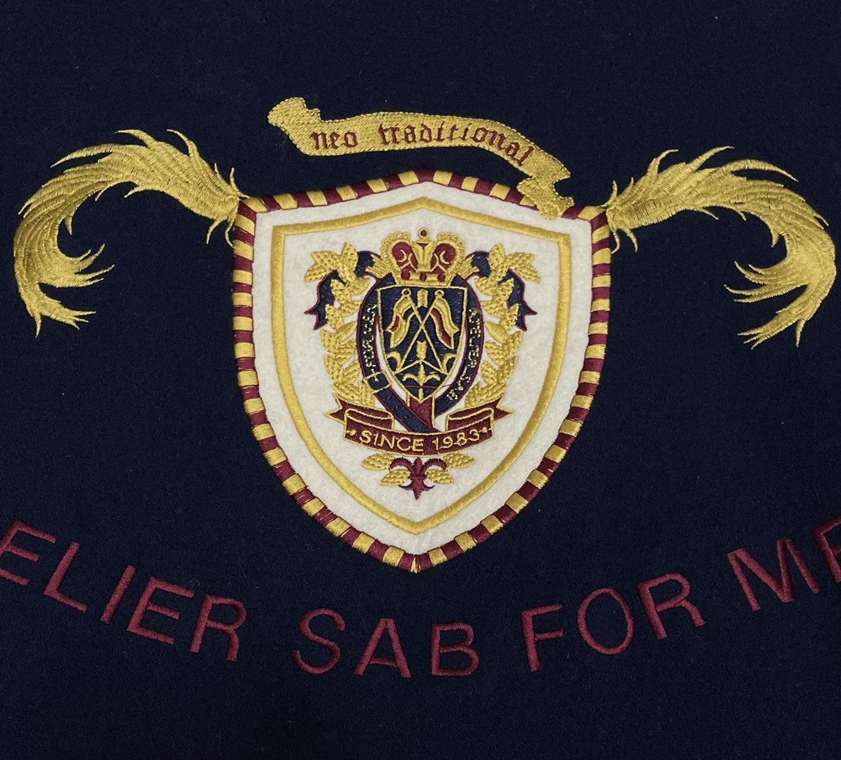 Japanese Brand RARE!! 90’s ATELIER SAB NEO TRADITIONAL Varsity Jacket Size US M / EU 48-50 / 2 - 6 Thumbnail