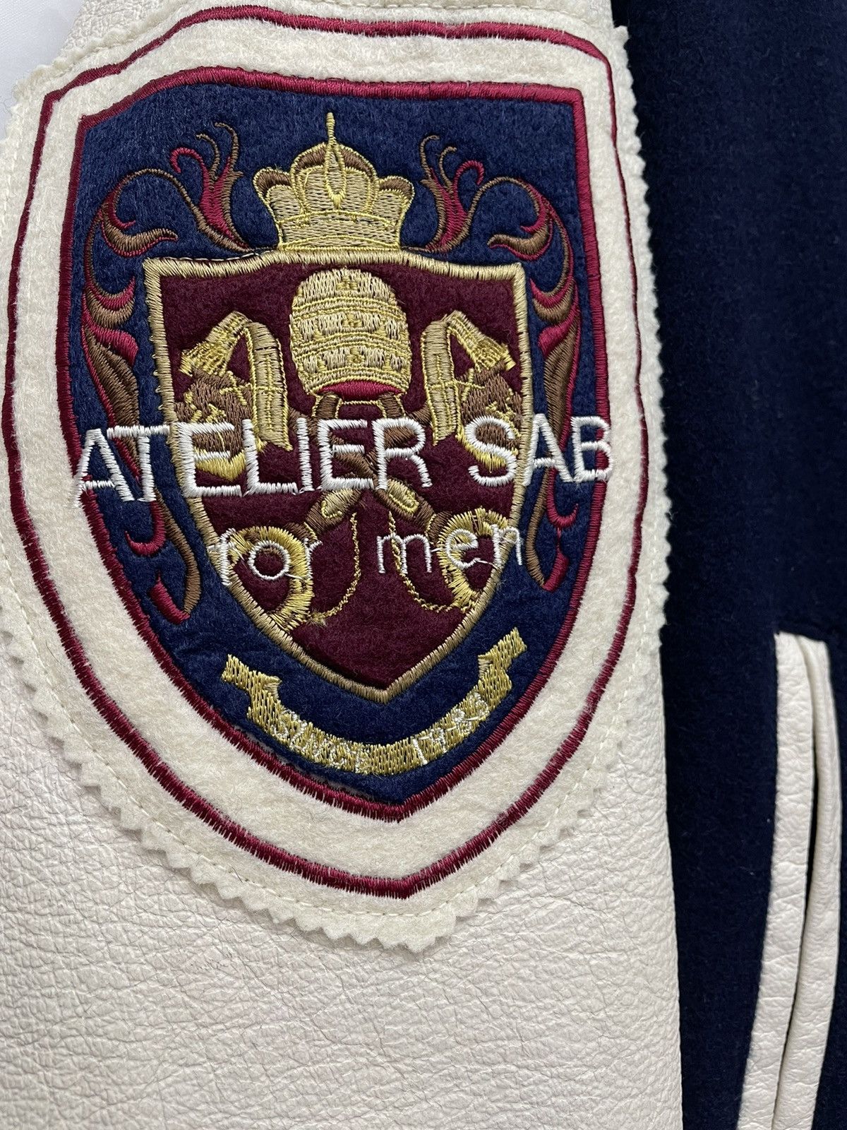 Japanese Brand RARE!! 90’s ATELIER SAB NEO TRADITIONAL Varsity Jacket Size US M / EU 48-50 / 2 - 4 Thumbnail
