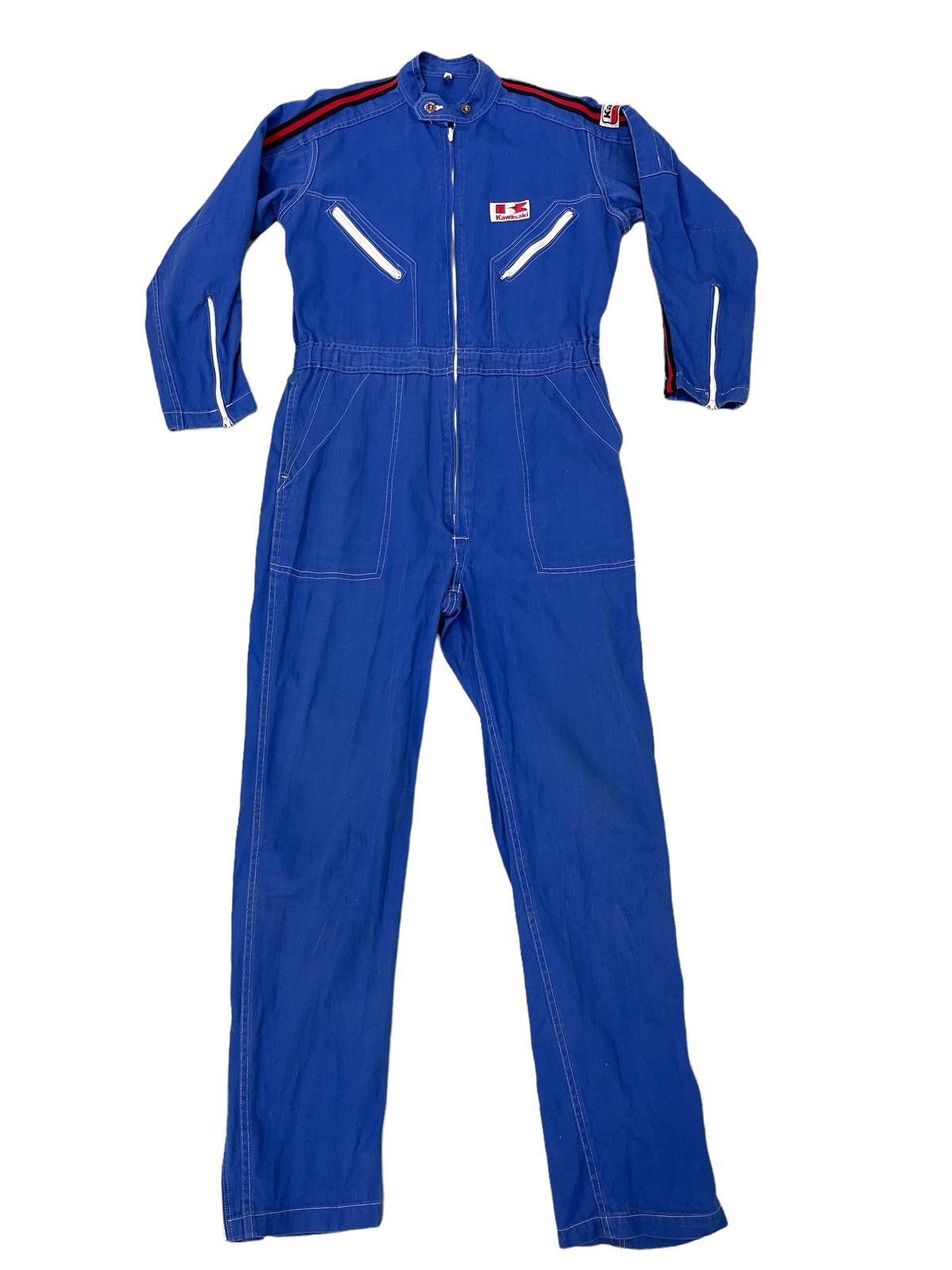Sports Specialties Rare 90s Kawasaki Racing Team Coveralls 3🟩7 Size US M / EU 48-50 / 2 - 7 Thumbnail