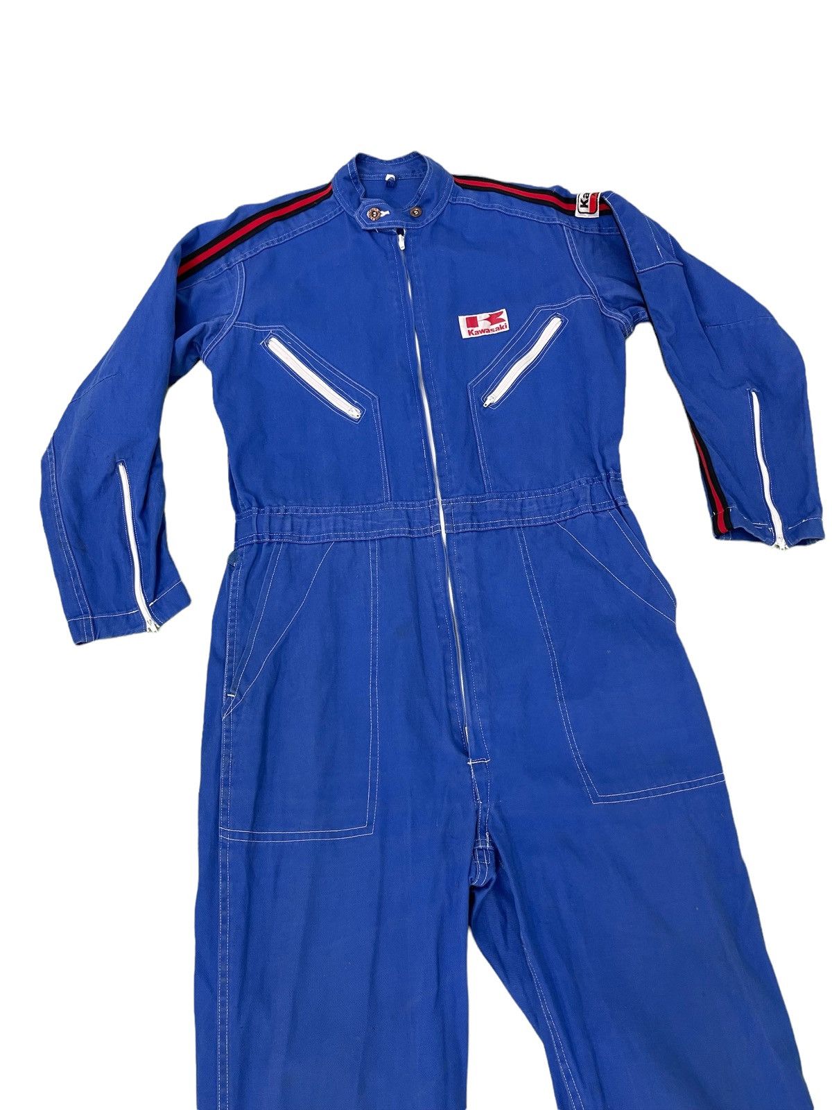 Sports Specialties Rare 90s Kawasaki Racing Team Coveralls 3🟩7 Size US M / EU 48-50 / 2 - 11 Thumbnail