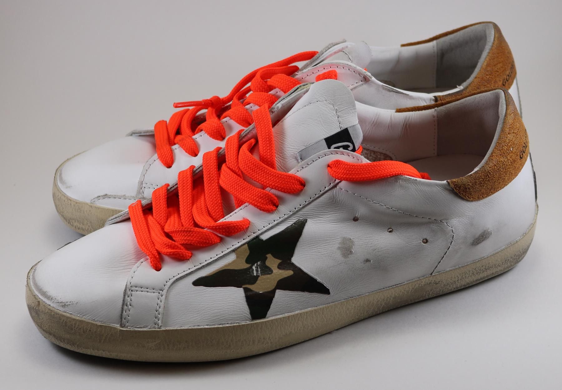 Golden Goose Golden Goose Deluxe Brand Superstar Classic Camo Orange Size US 9 / EU 42 - 1 Thumbnail