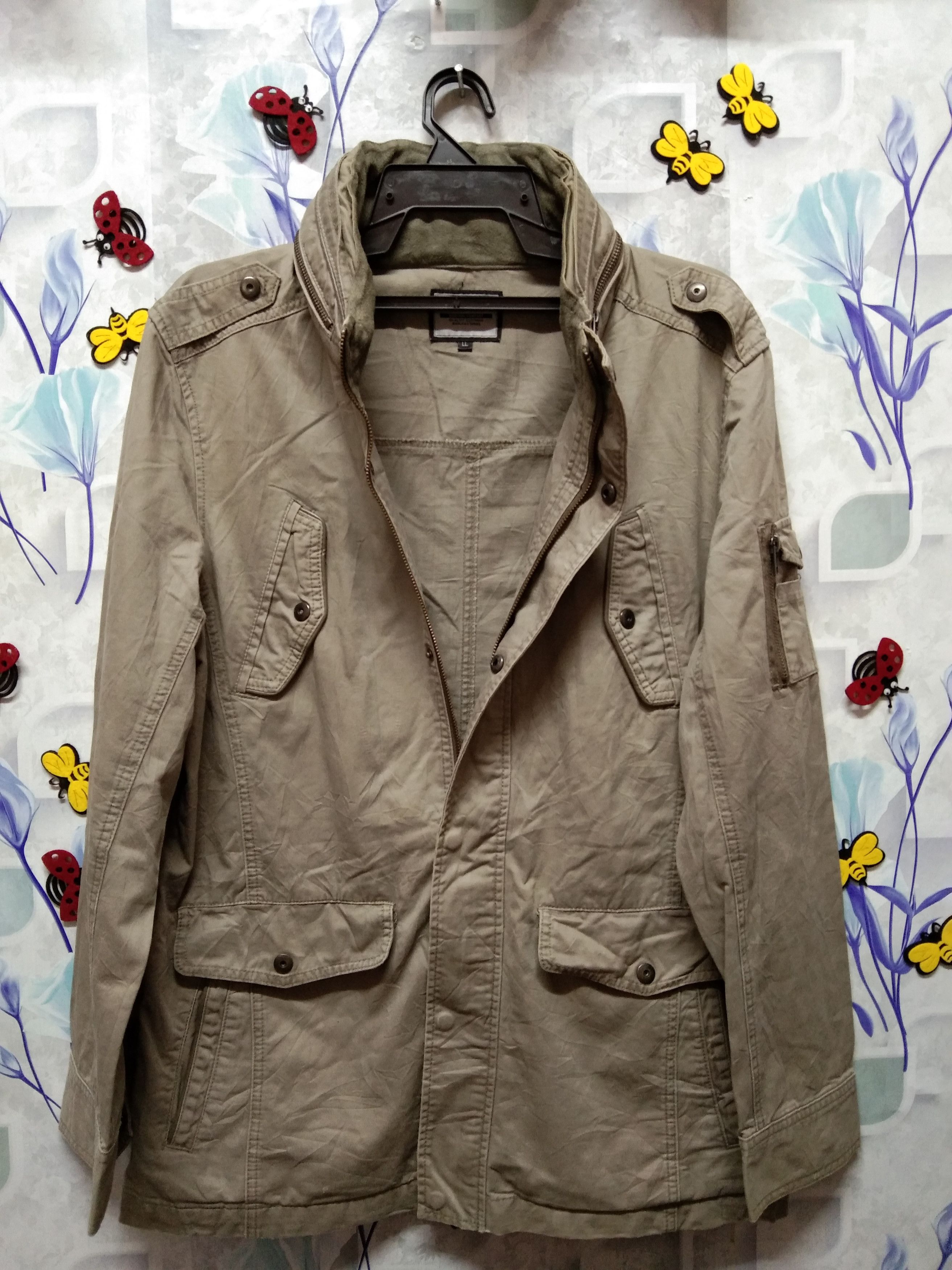 Japanese Brand Villand Parka khaki with hoodie Size US L / EU 52-54 / 3 - 5 Thumbnail