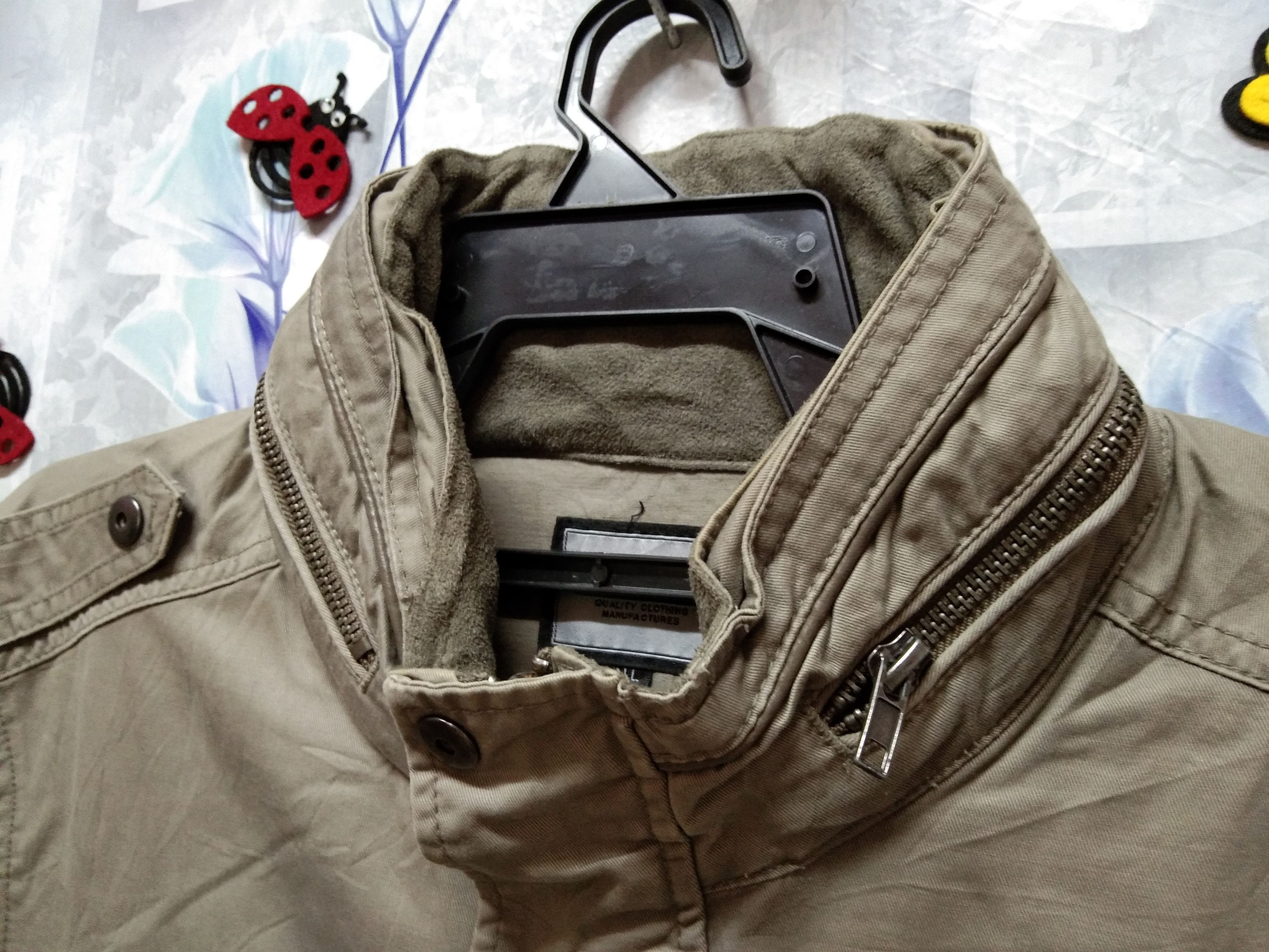 Japanese Brand Villand Parka khaki with hoodie Size US L / EU 52-54 / 3 - 8 Thumbnail