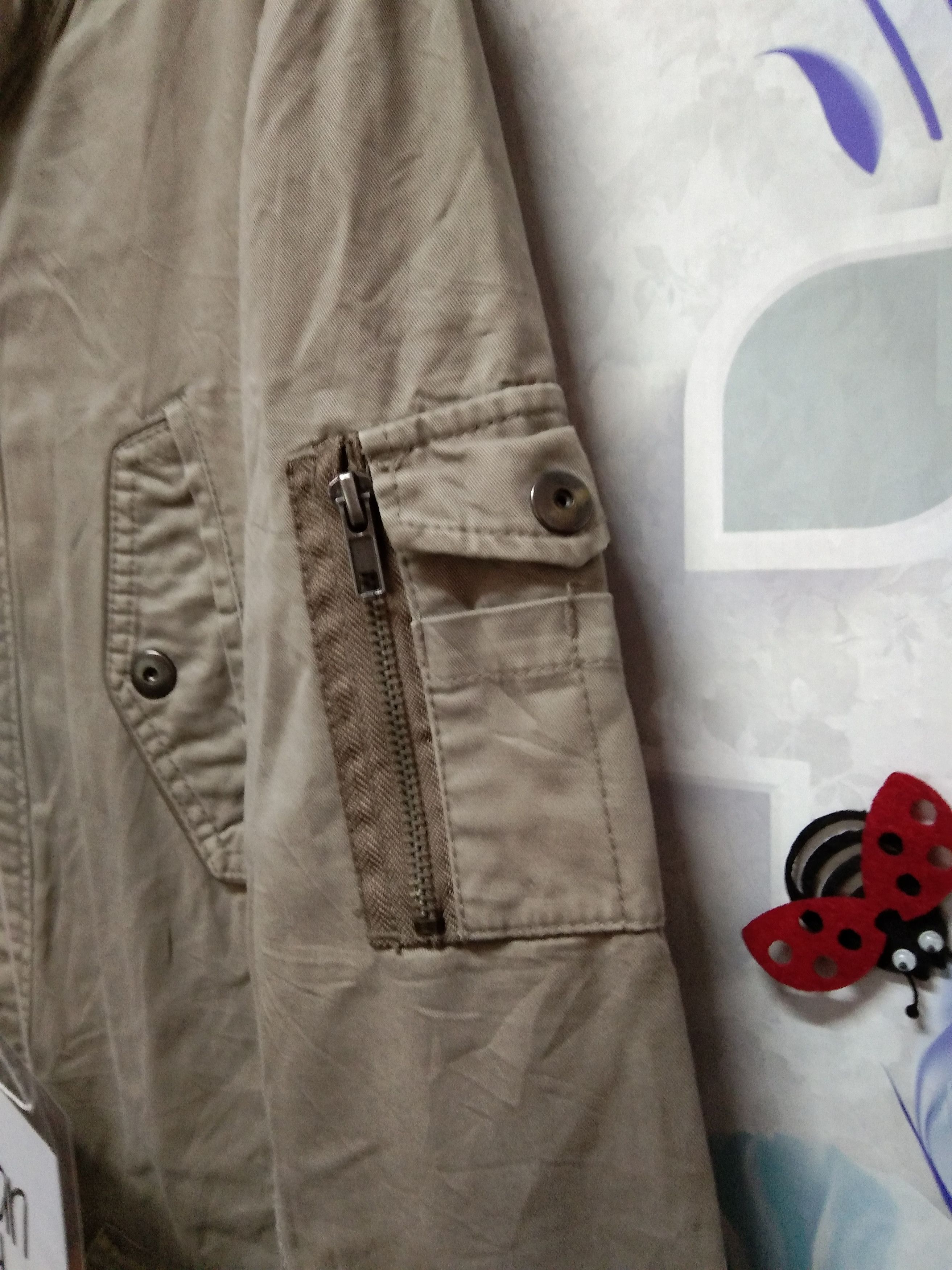 Japanese Brand Villand Parka khaki with hoodie Size US L / EU 52-54 / 3 - 9 Thumbnail