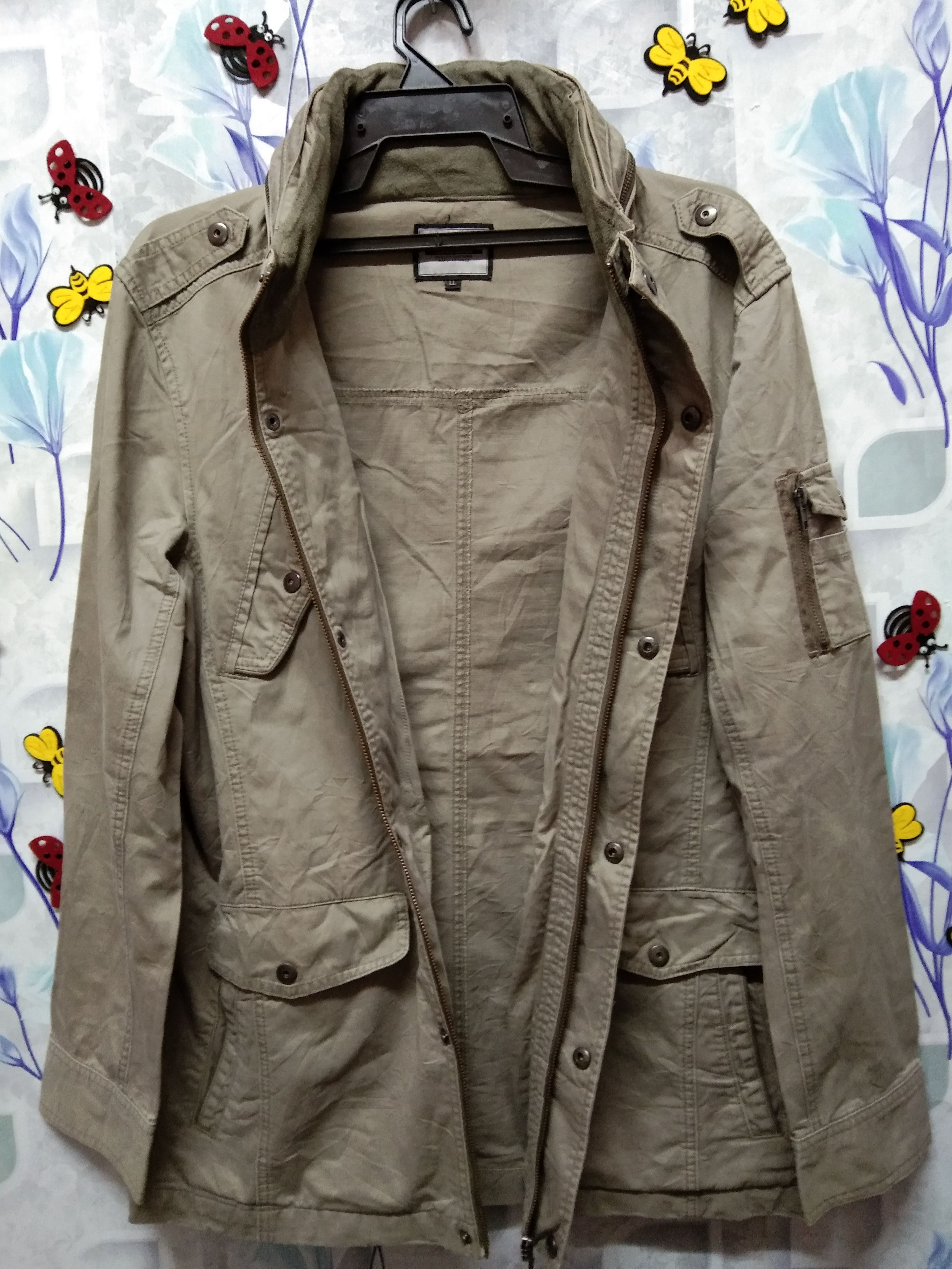 Japanese Brand Villand Parka khaki with hoodie Size US L / EU 52-54 / 3 - 7 Thumbnail