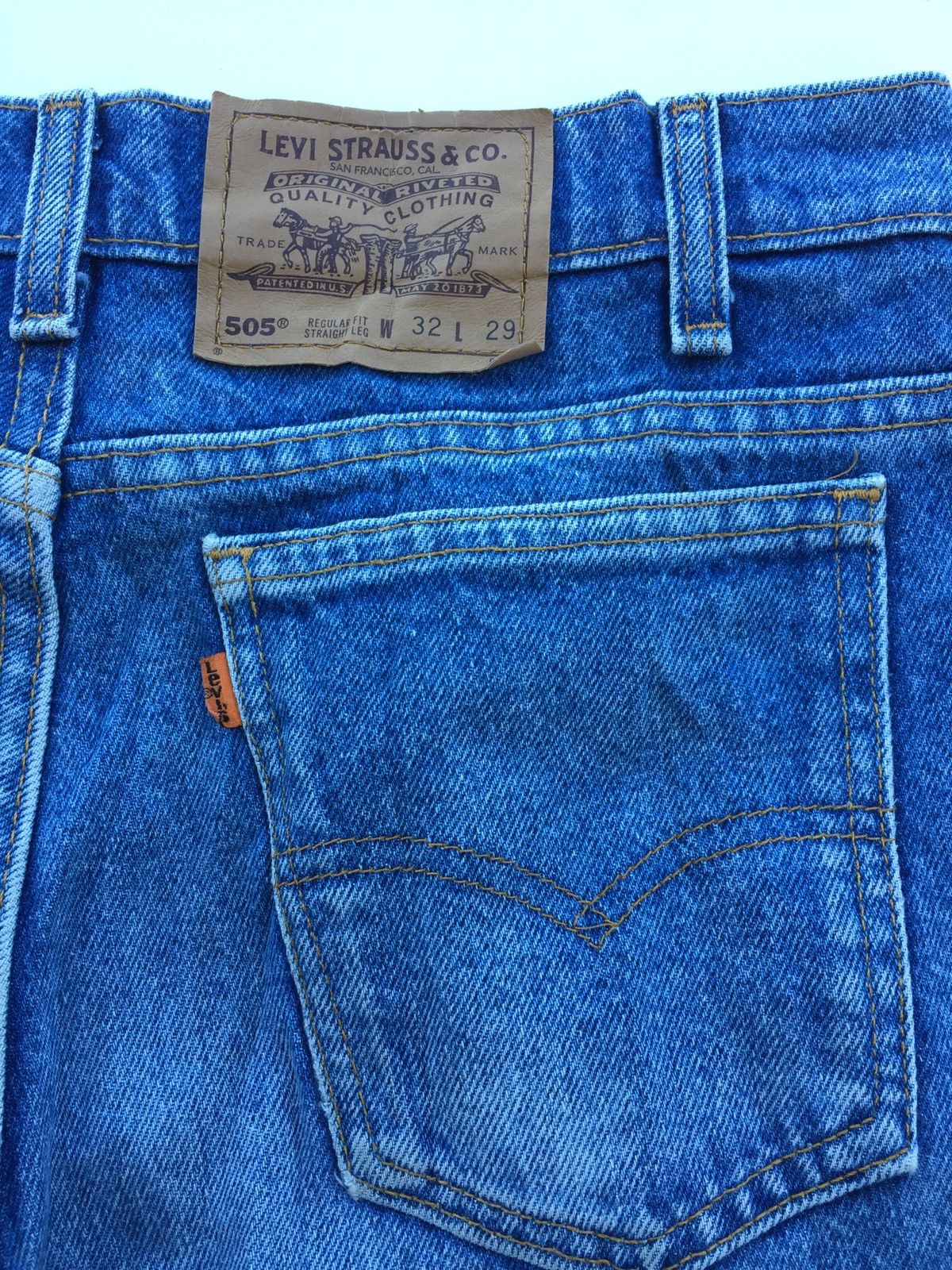 Levi's × Vintage Vintage 90s Levis 505 Oren Tab Size US 32 / EU 48 - 6 Thumbnail