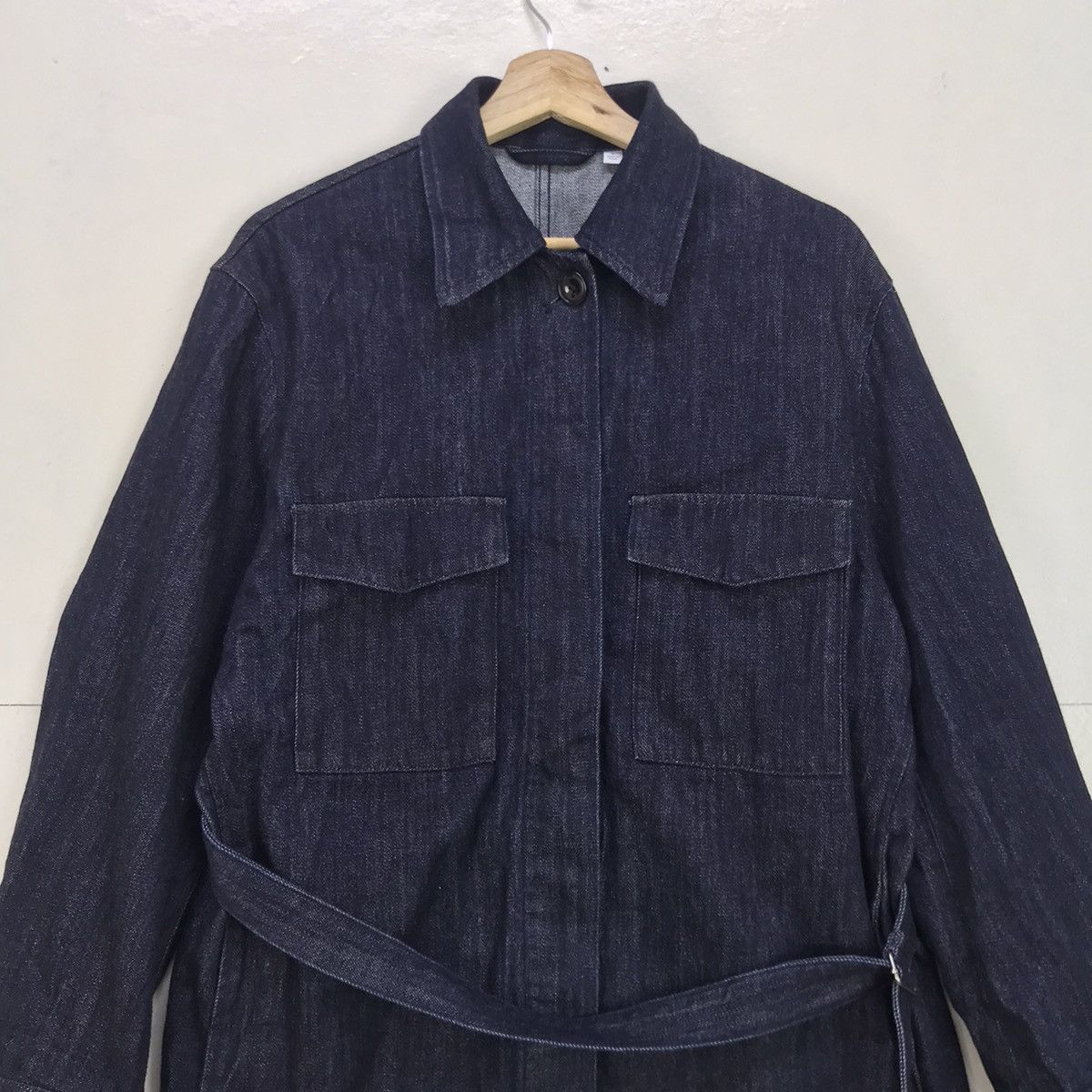 Lemaire × Uniqlo Uniqlo Lemaire Denim Jacket Size L / US 10 / IT 46 - 7 Thumbnail