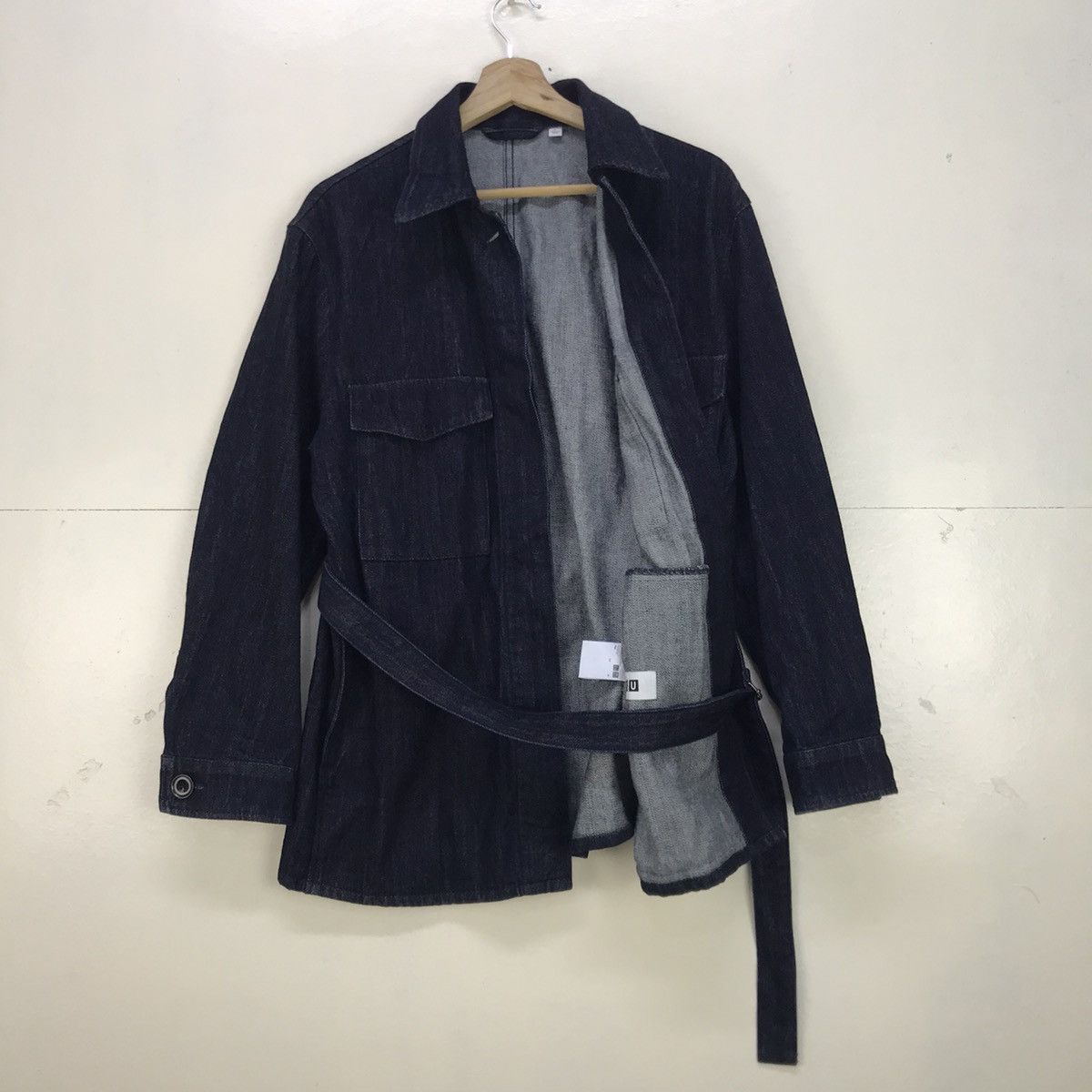 Lemaire × Uniqlo Uniqlo Lemaire Denim Jacket Size L / US 10 / IT 46 - 2 Thumbnail