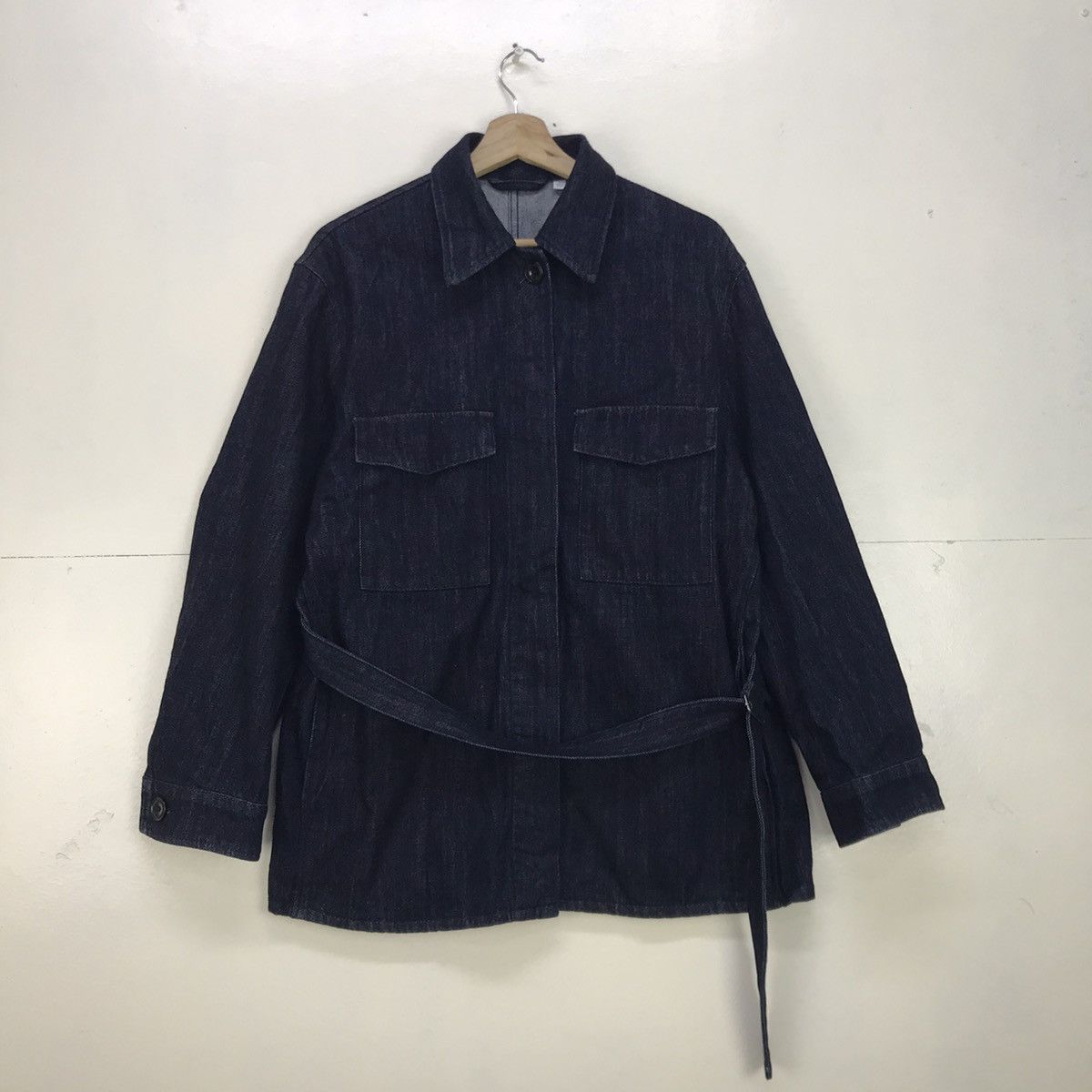 Lemaire × Uniqlo Uniqlo Lemaire Denim Jacket Size L / US 10 / IT 46 - 3 Thumbnail