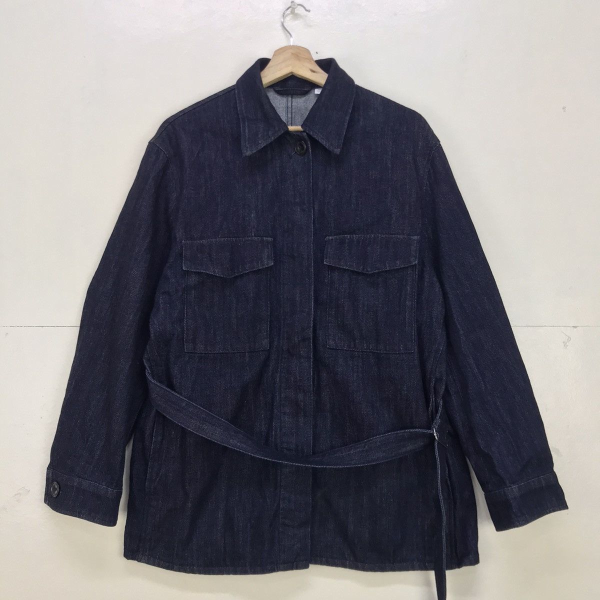 Lemaire × Uniqlo Uniqlo Lemaire Denim Jacket Size L / US 10 / IT 46 - 8 Thumbnail