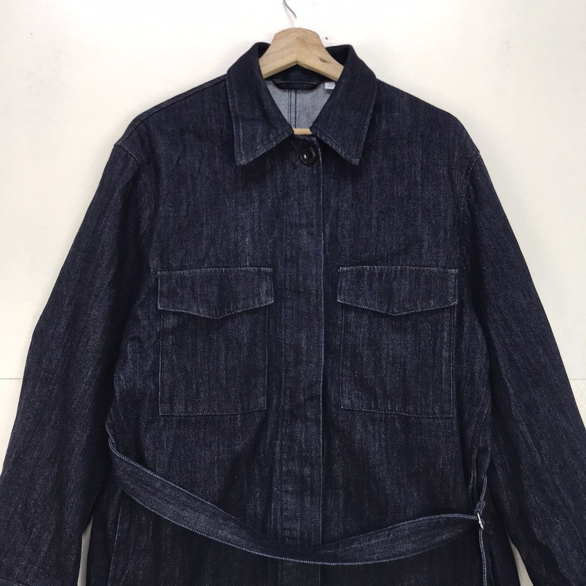 Lemaire × Uniqlo Uniqlo Lemaire Denim Jacket Size L / US 10 / IT 46 - 6 Thumbnail