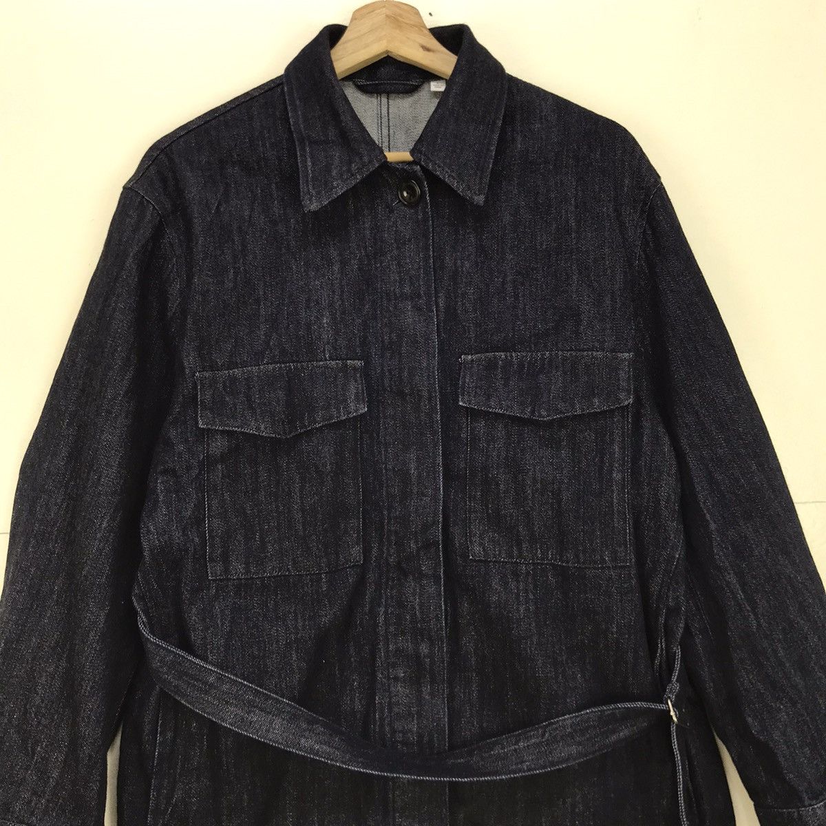 Lemaire × Uniqlo Uniqlo Lemaire Denim Jacket Size L / US 10 / IT 46 - 9 Thumbnail