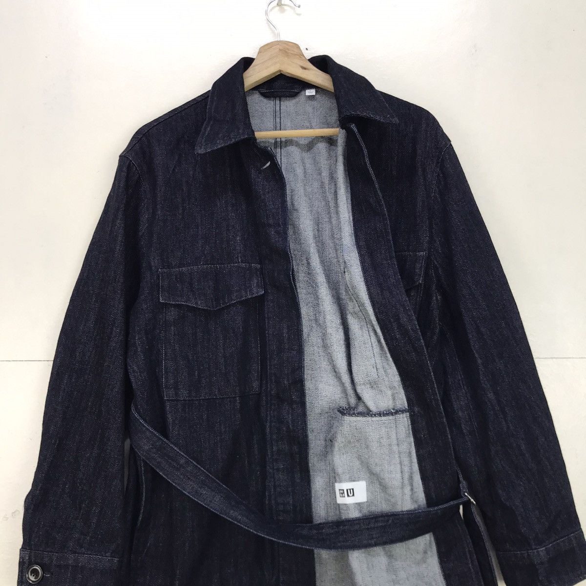 Lemaire × Uniqlo Uniqlo Lemaire Denim Jacket Size L / US 10 / IT 46 - 17 Thumbnail