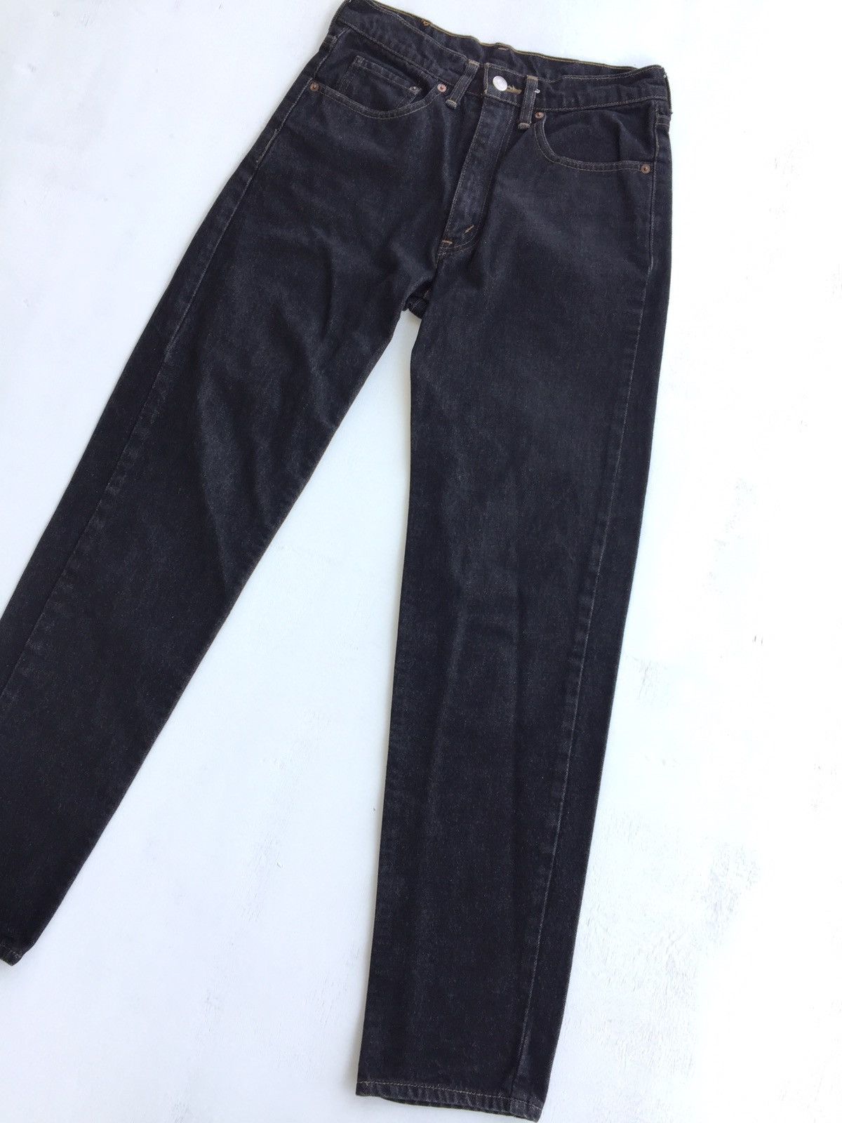 Levi's × Vintage Vintage Levi’s 626-53 Faded Black 90s Size US 27 - 3 Thumbnail