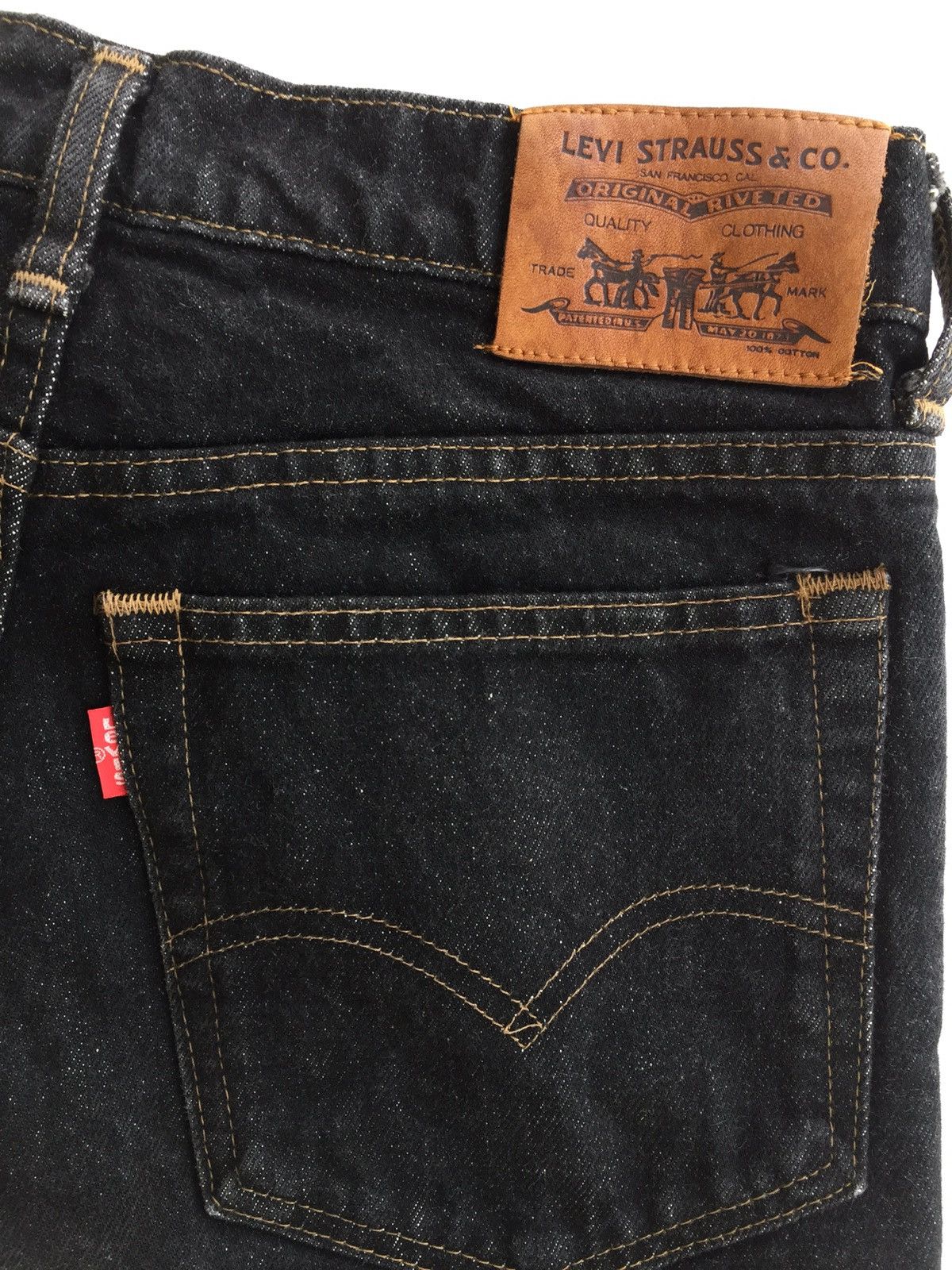 Levi's × Vintage Vintage Levi’s 626-53 Faded Black 90s Size US 27 - 10 Thumbnail
