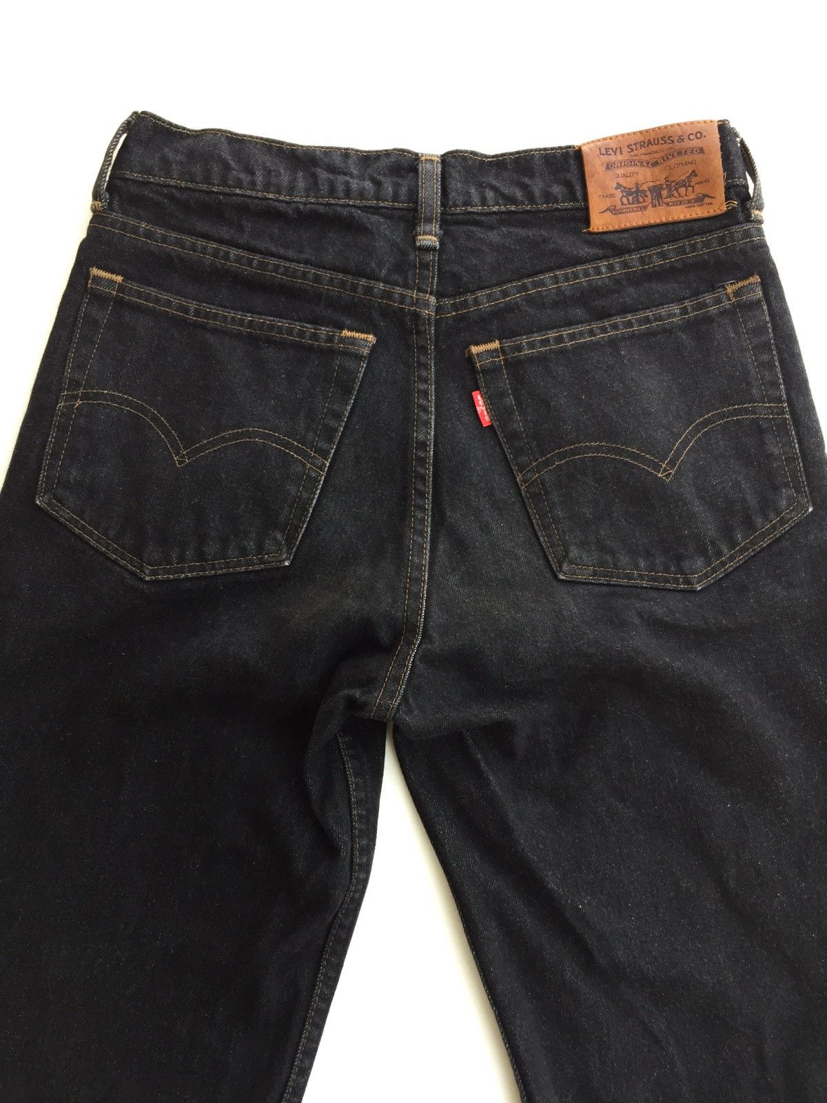 Levi's × Vintage Vintage Levi’s 626-53 Faded Black 90s Size US 27 - 9 Thumbnail