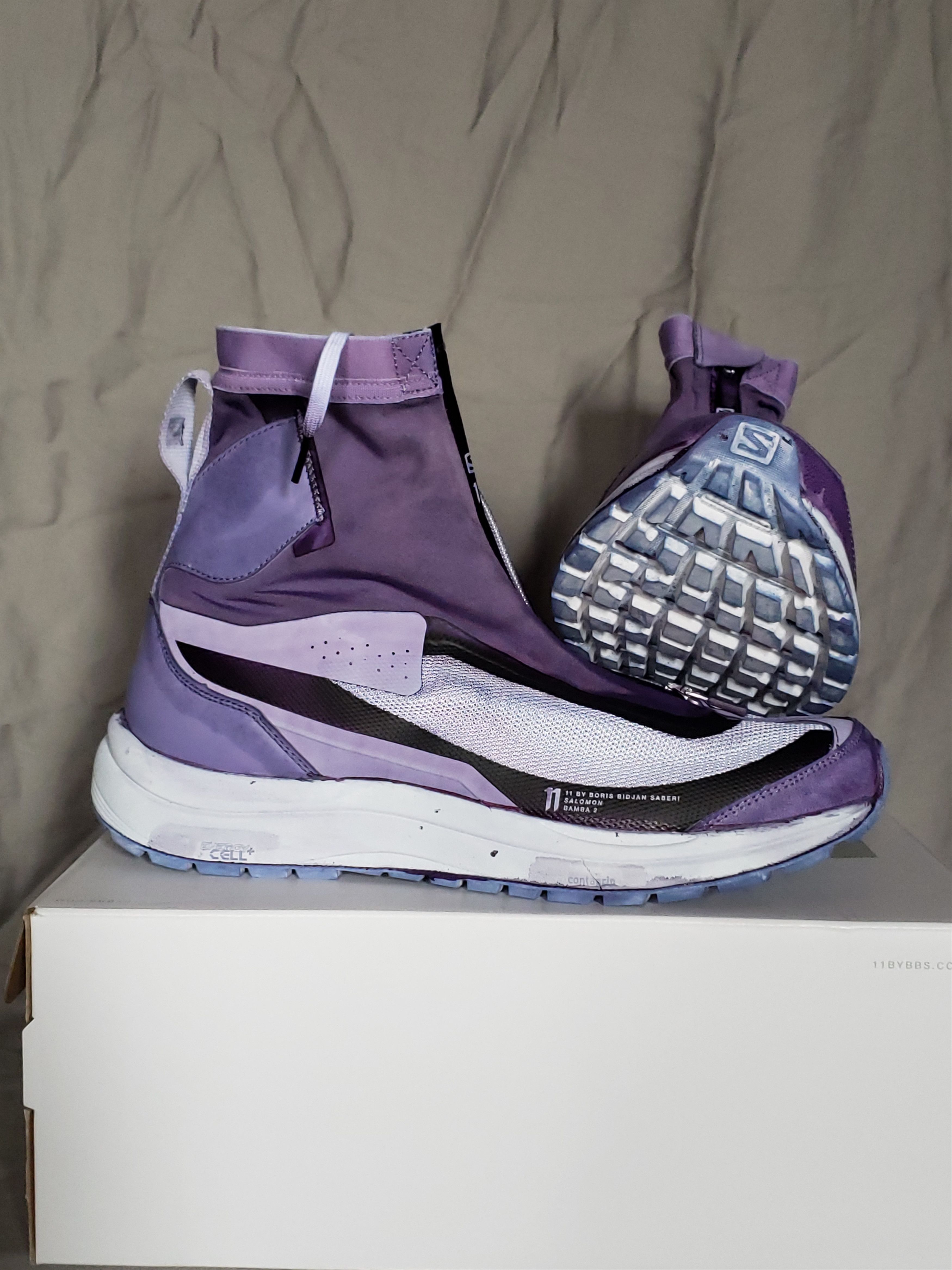 image of 11 By Boris Bidjan Saberi 11 Boris Bidjan Saberi Sneakers in Purple, Men's (Size 11.5)
