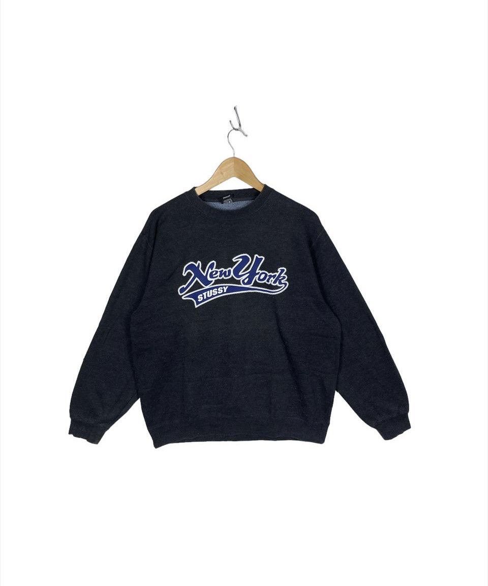 Stussy Vintage 90s Stussy New York Skateboard Sweatshirt Size US M / EU 48-50 / 2 - 1 Thumbnail