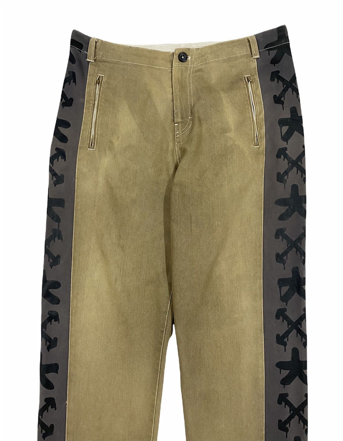 Haze Eric Haze Reconstructed Side Print Art Pants Size US 36 / EU 52 - 4 Thumbnail