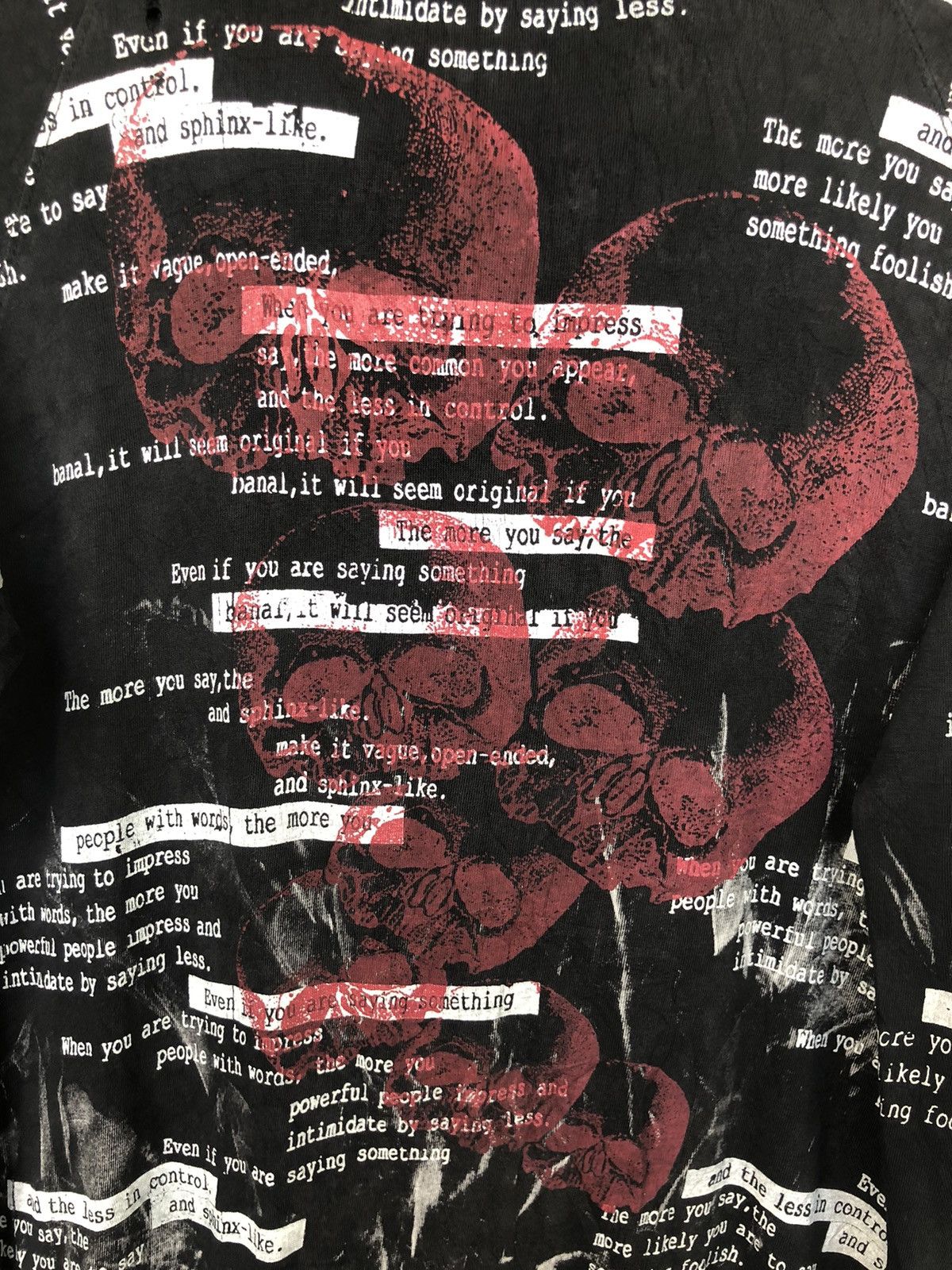 A.F.F.A. × Undercover SICK🔥H. Anarchy 🇯🇵 Poems Muslin Post Apocalypse Sweater Size US M / EU 48-50 / 2 - 8 Thumbnail