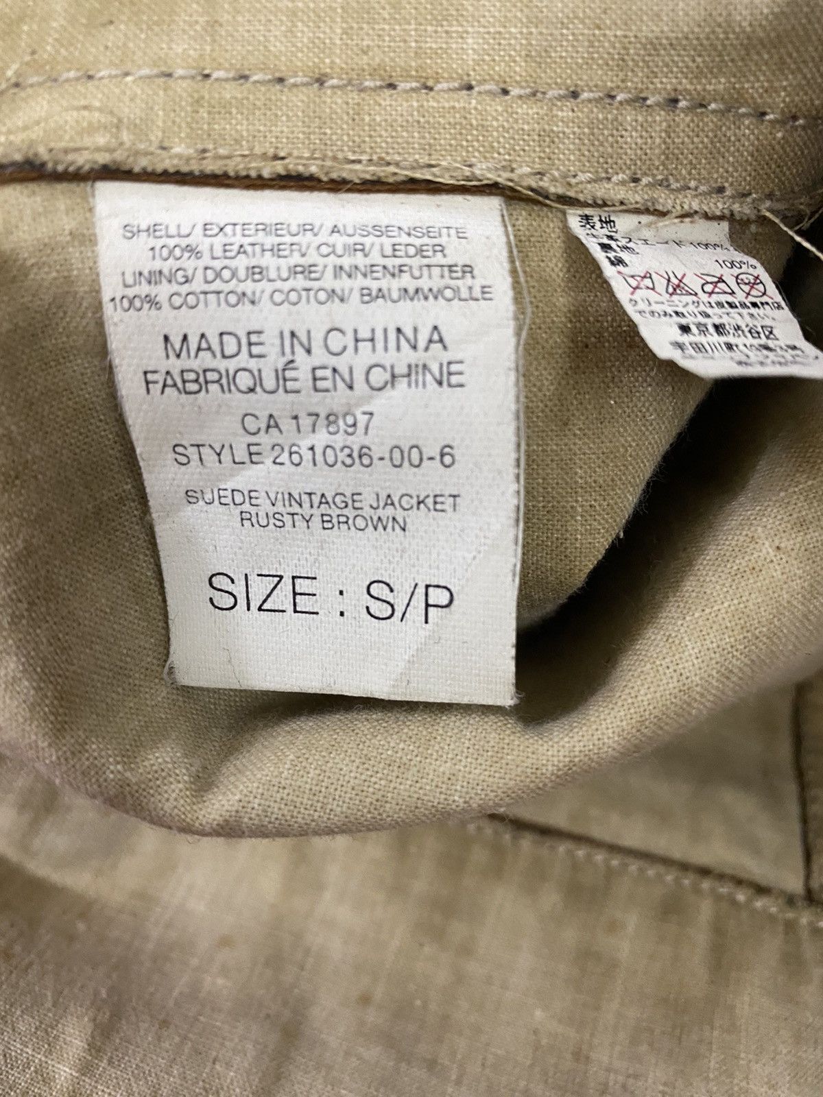 Gap Vintage GAP 1969 Trucker Leather Jacket Size US S / EU 44-46 / 1 - 13 Thumbnail