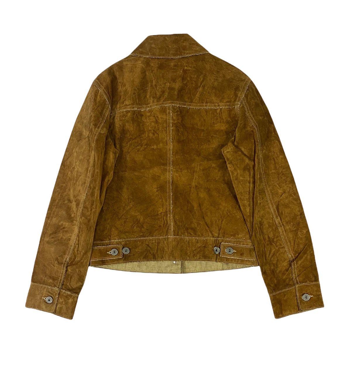 Gap Vintage GAP 1969 Trucker Leather Jacket Size US S / EU 44-46 / 1 - 7 Thumbnail