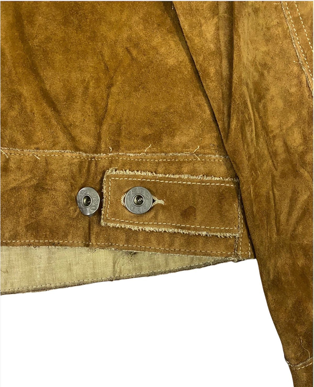 Gap Vintage GAP 1969 Trucker Leather Jacket Size US S / EU 44-46 / 1 - 8 Thumbnail