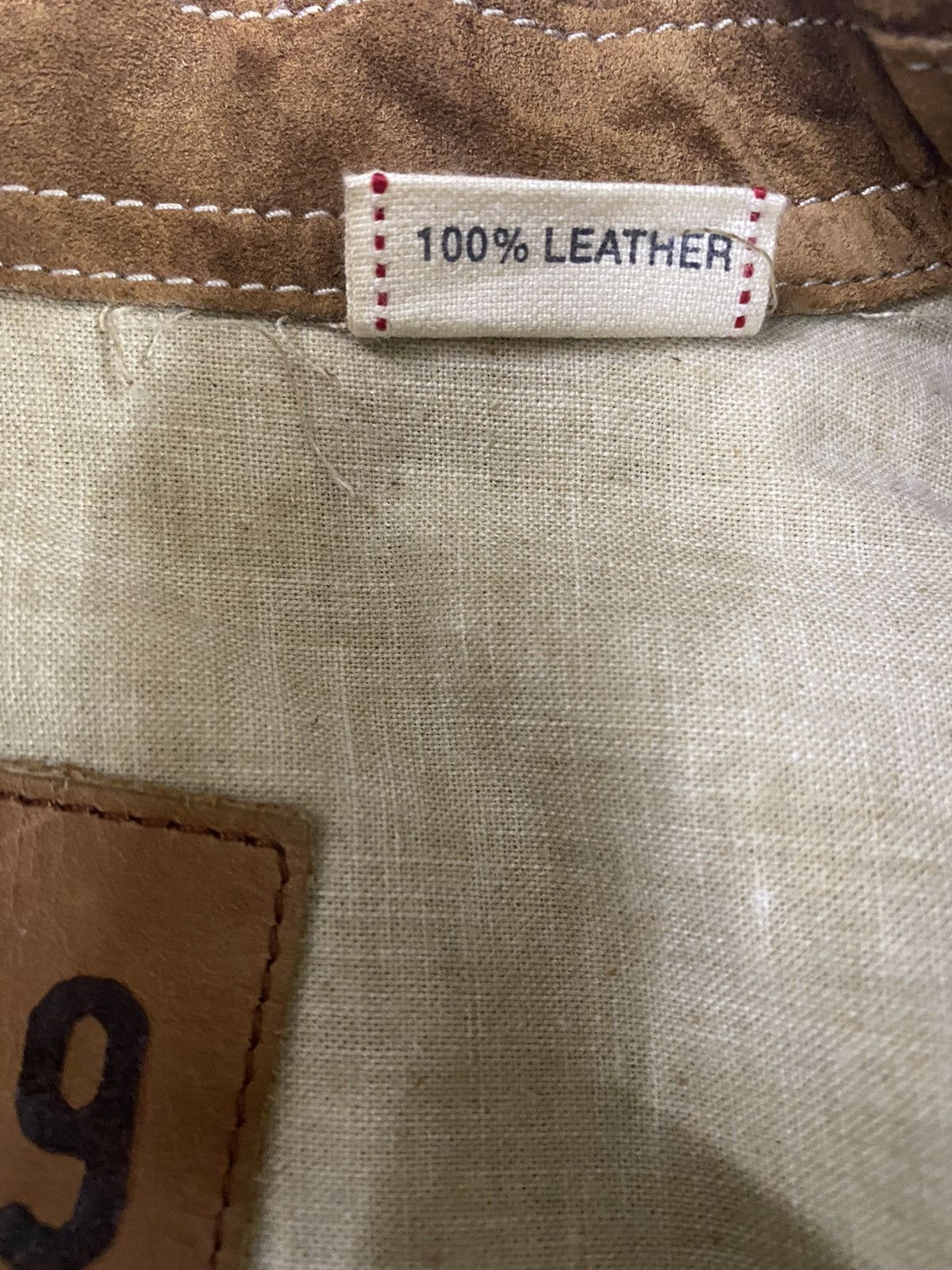 Gap Vintage GAP 1969 Trucker Leather Jacket Size US S / EU 44-46 / 1 - 12 Thumbnail