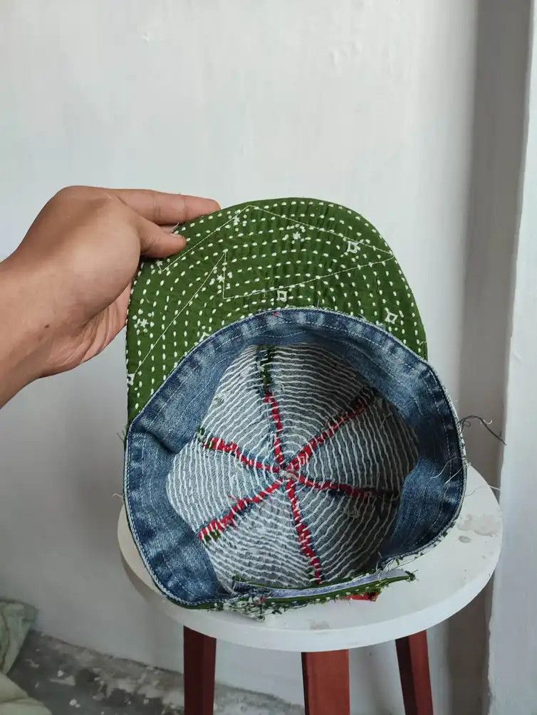Handmade Custom Made Distressed Paisley Hats Size ONE SIZE - 12 Thumbnail