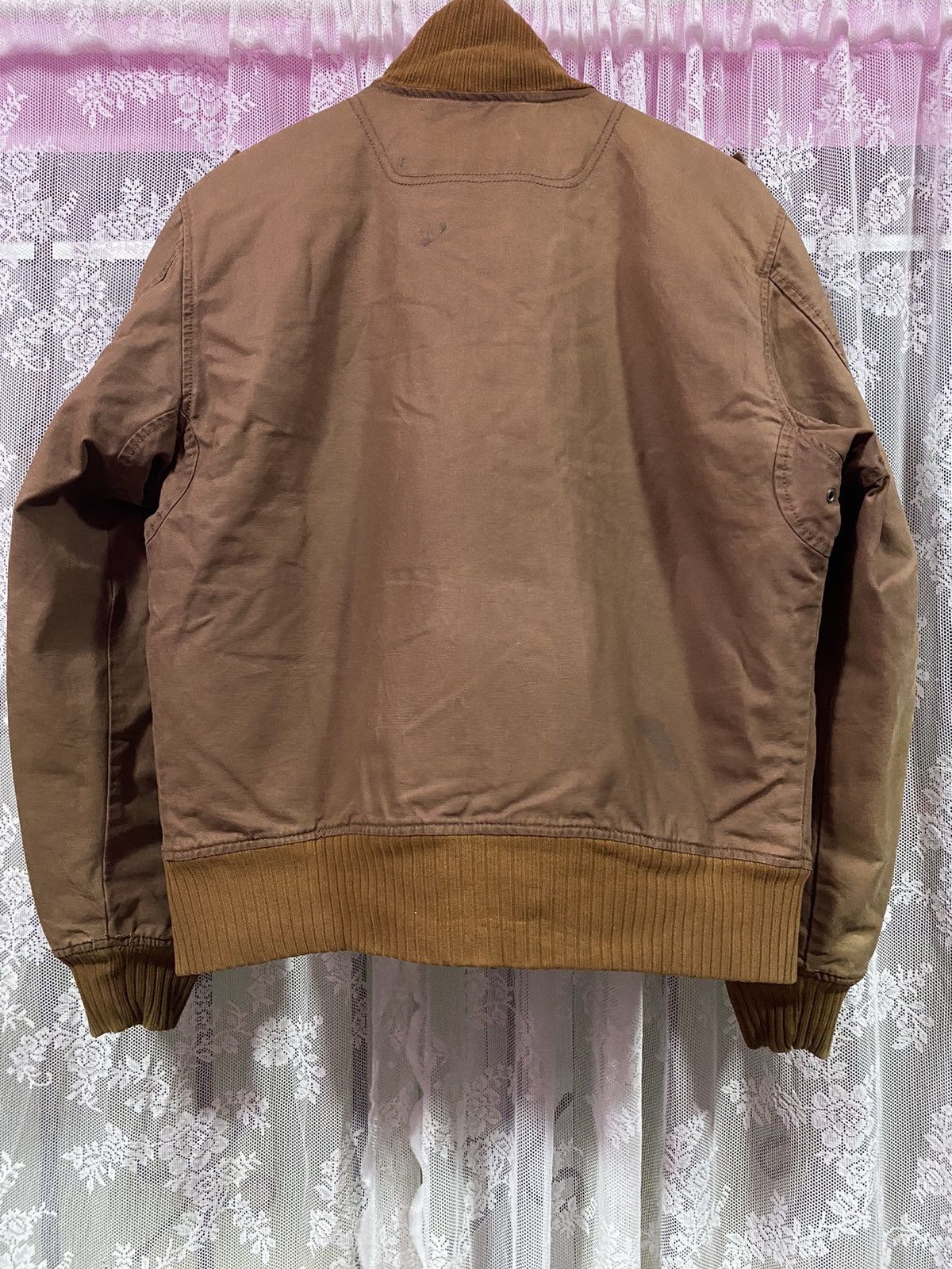 Diesel Vintage Diesel W1 Bomber Jacket Rare Design Size US XL / EU 56 / 4 - 2 Thumbnail