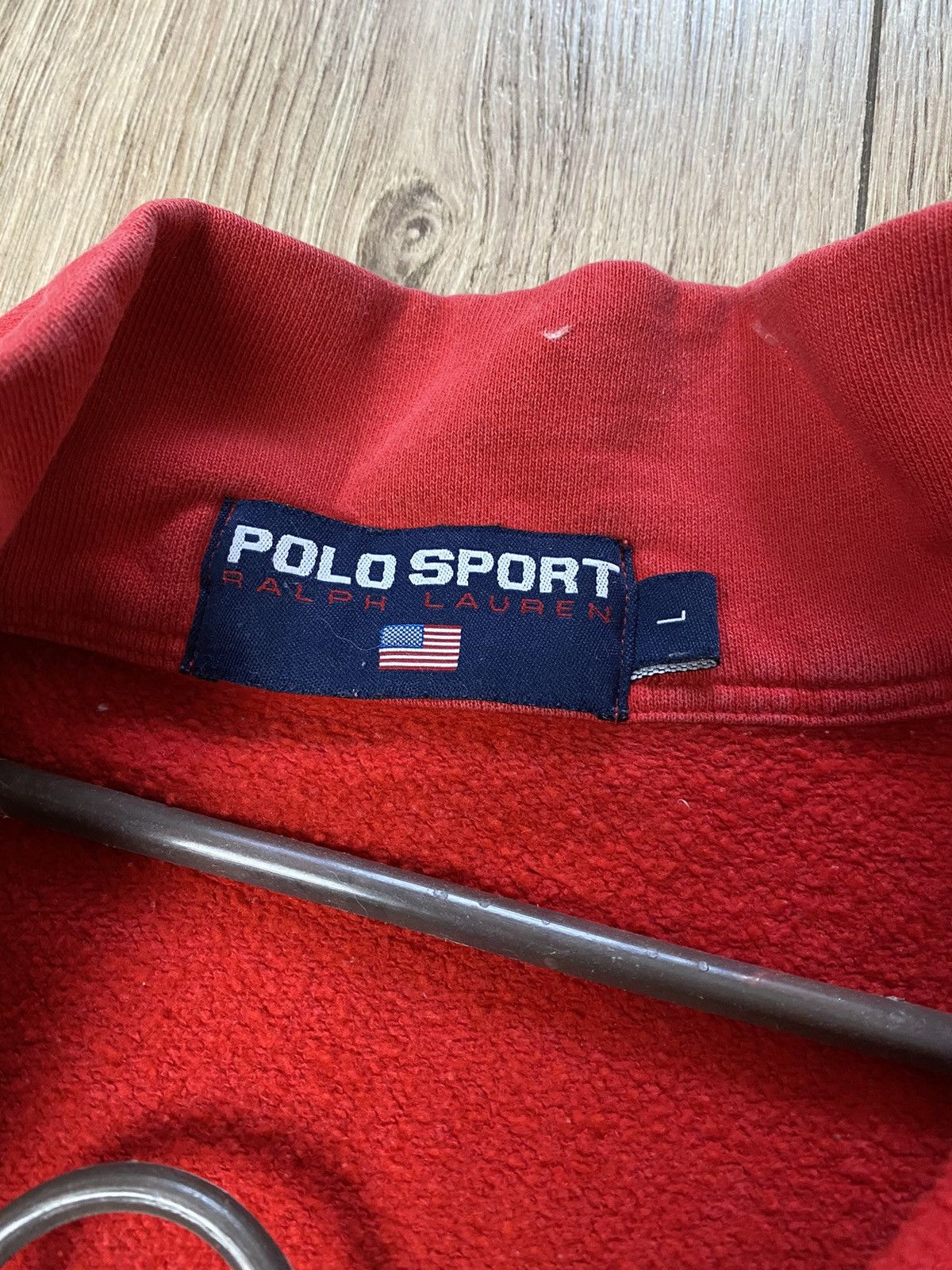 Vintage Vintage Sweatshirts Polo Ralph Lauren Sport Big Logo USA Size US L / EU 52-54 / 3 - 5 Thumbnail