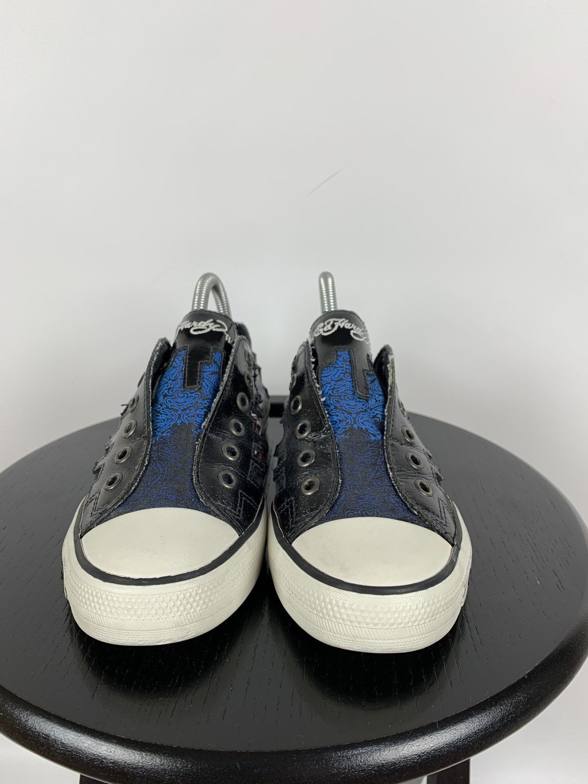 Christian Audigier Vintage Ed Hardy Low Top Sneakers Size US 8 / IT 38 - 9 Thumbnail