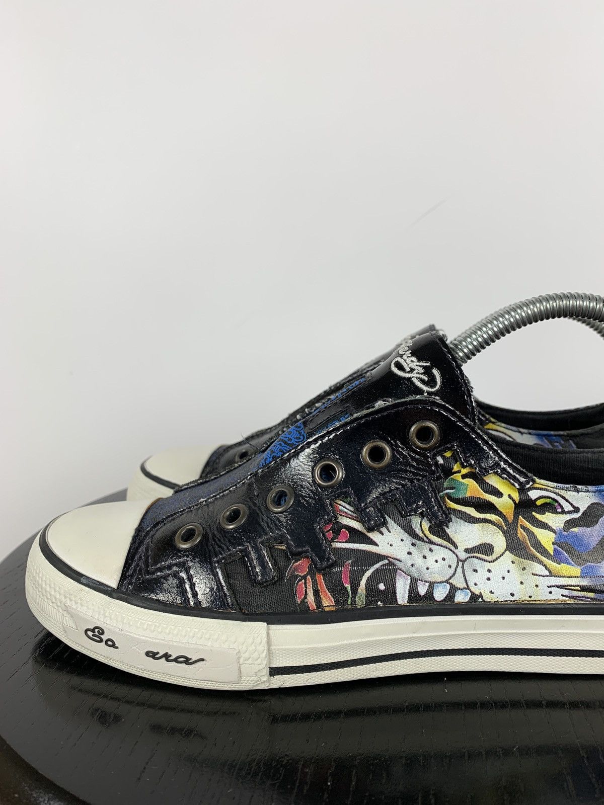 Christian Audigier Vintage Ed Hardy Low Top Sneakers Size US 8 / IT 38 - 12 Thumbnail