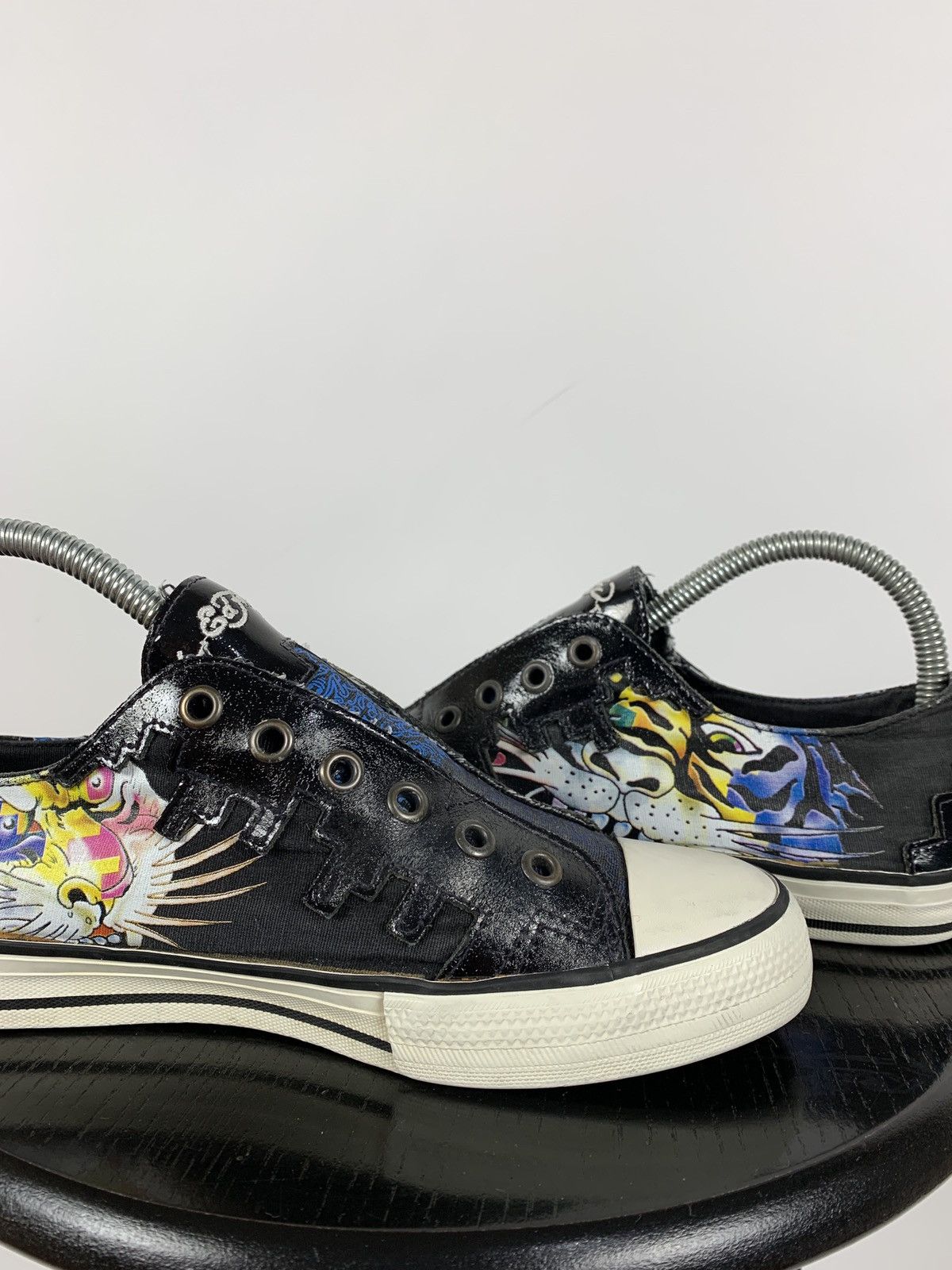 Christian Audigier Vintage Ed Hardy Low Top Sneakers Size US 8 / IT 38 - 17 Thumbnail