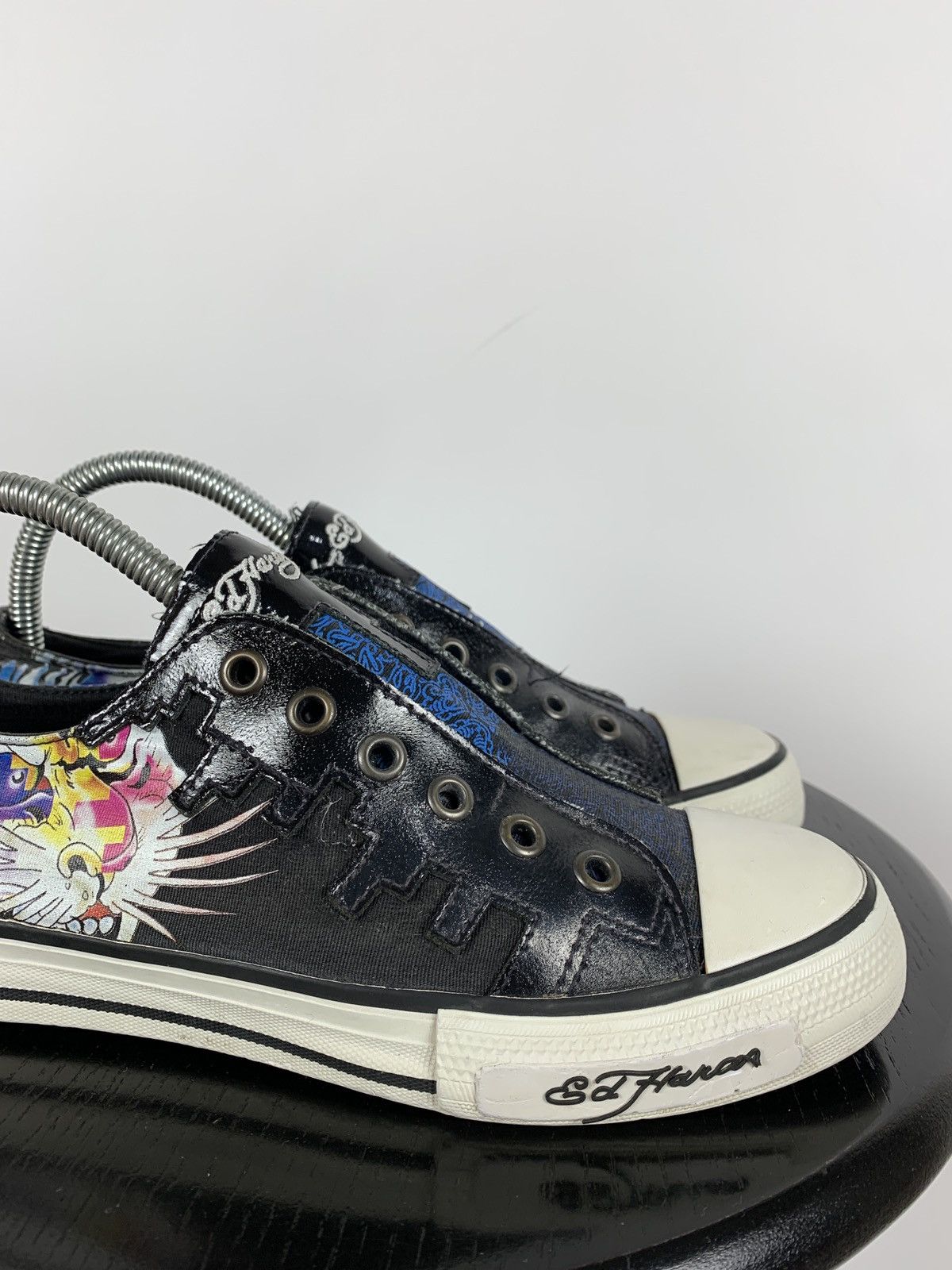 Christian Audigier Vintage Ed Hardy Low Top Sneakers Size US 8 / IT 38 - 11 Thumbnail