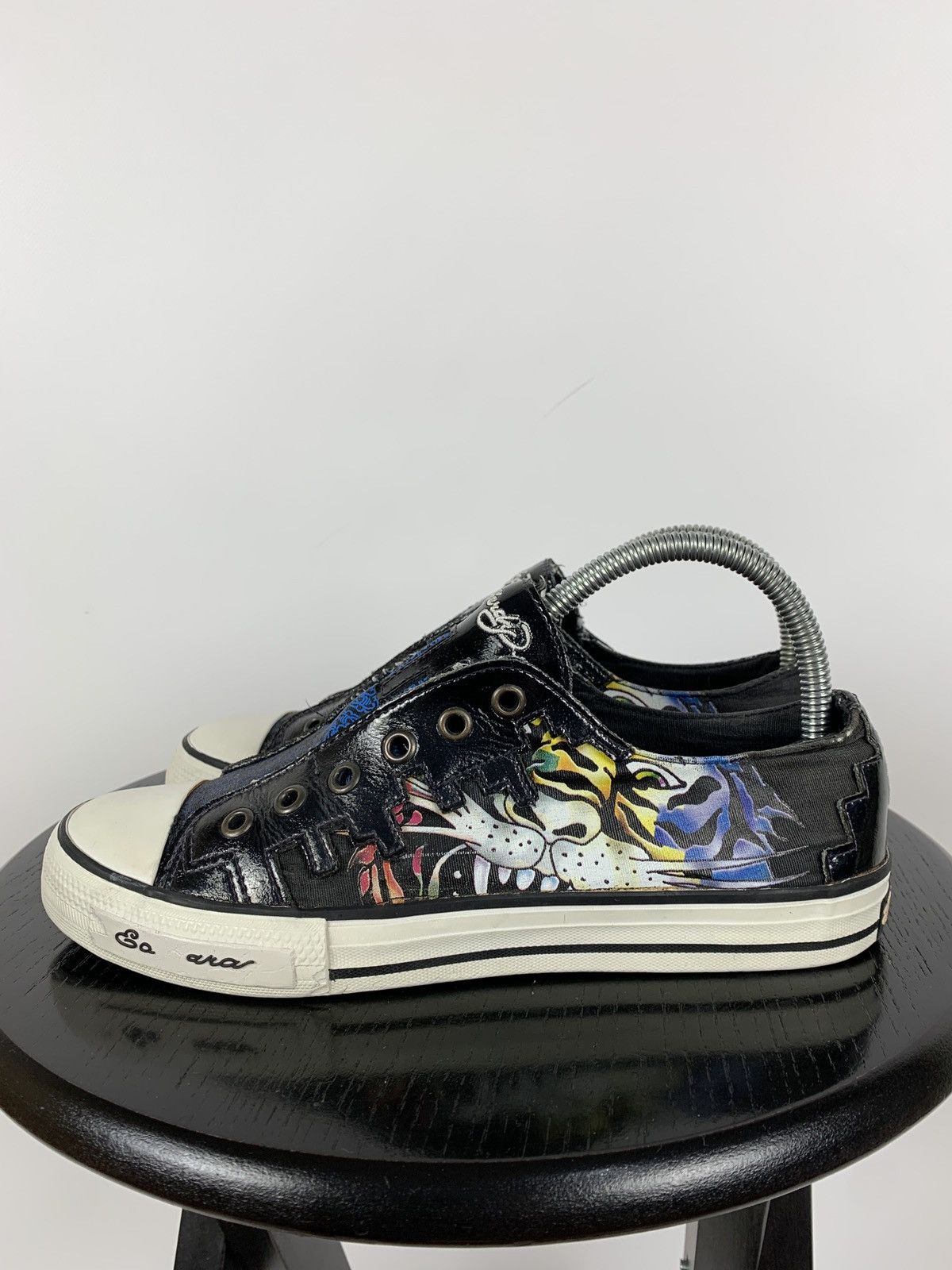 Christian Audigier Vintage Ed Hardy Low Top Sneakers Size US 8 / IT 38 - 4 Thumbnail