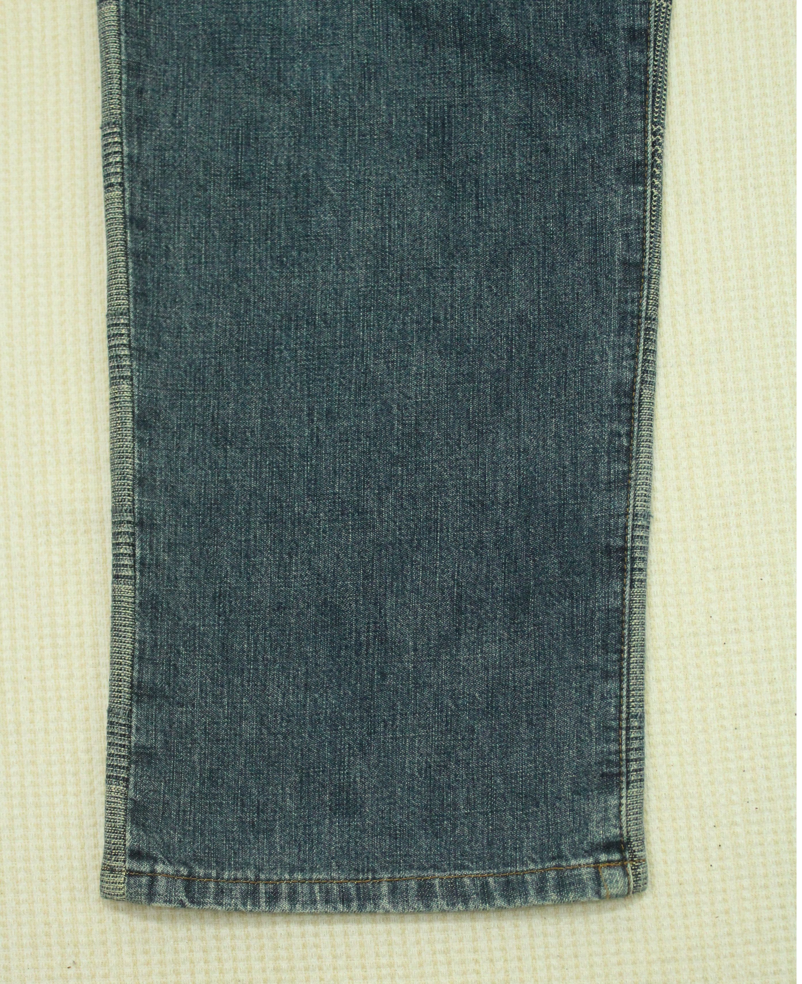 Japanese Brand Japanese Denim Sashiko Checkered Back Indigo Hybrid Pants Size US 34 / EU 50 - 6 Thumbnail
