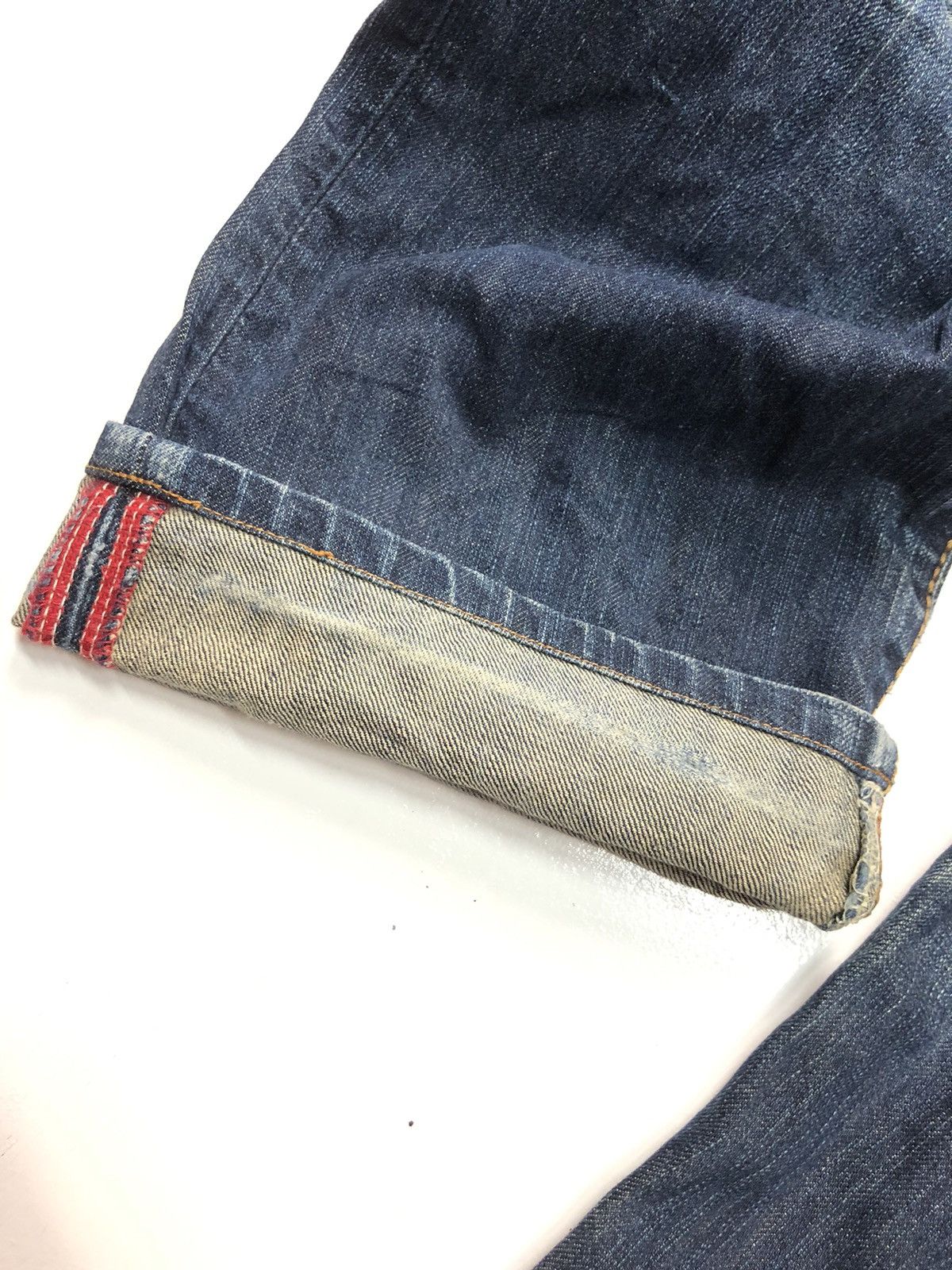 Edwin × Vintage VINTAGE EDWIN EXCLUSIVE VINTAGE XU DISSTRESSED DENIM JAPAN Size US 30 / EU 46 - 11 Thumbnail
