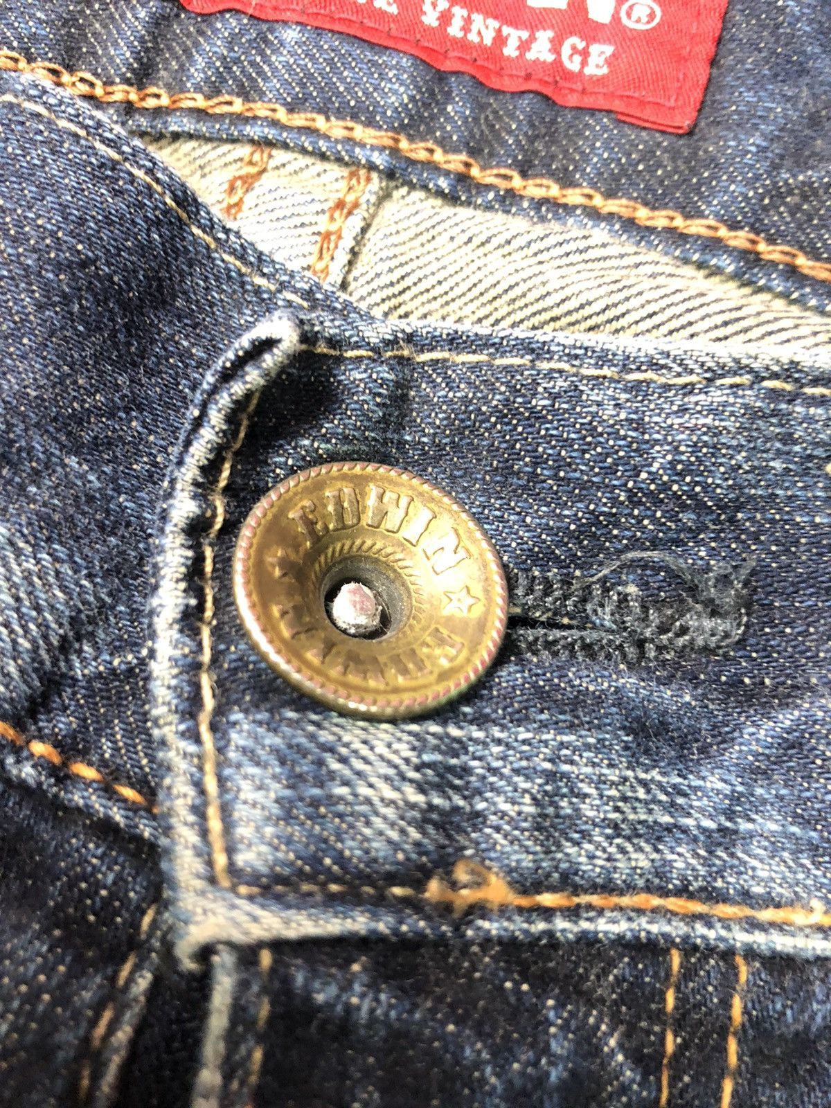 Edwin × Vintage VINTAGE EDWIN EXCLUSIVE VINTAGE XU DISSTRESSED DENIM JAPAN Size US 30 / EU 46 - 5 Thumbnail