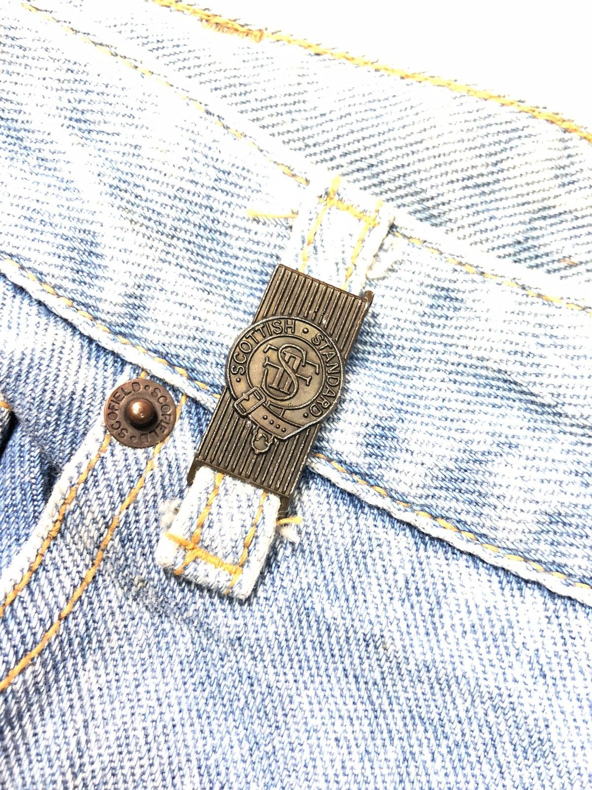 Japanese Brand × Vintage VINTAGE SCOFIELD LIGHT BLUE WASH DISSTRESSED DENIM Size US 30 / EU 46 - 6 Thumbnail