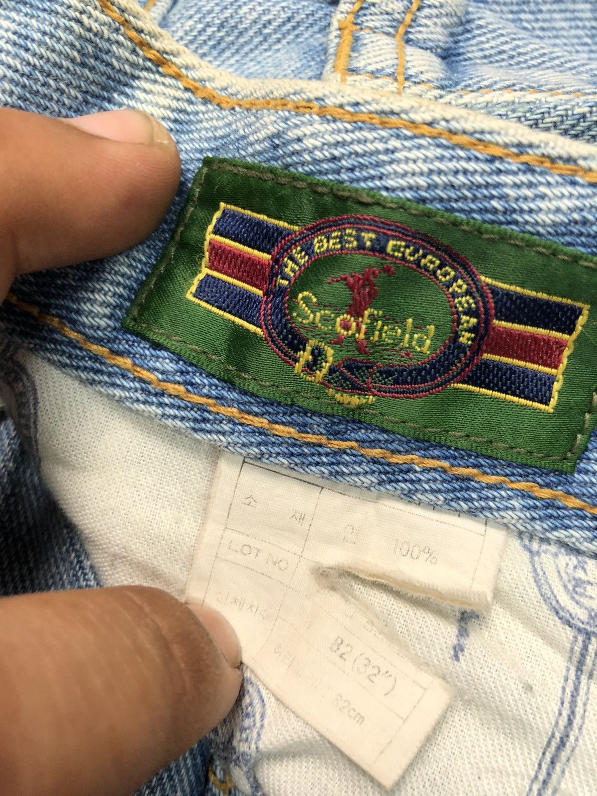 Japanese Brand × Vintage VINTAGE SCOFIELD LIGHT BLUE WASH DISSTRESSED DENIM Size US 30 / EU 46 - 10 Thumbnail