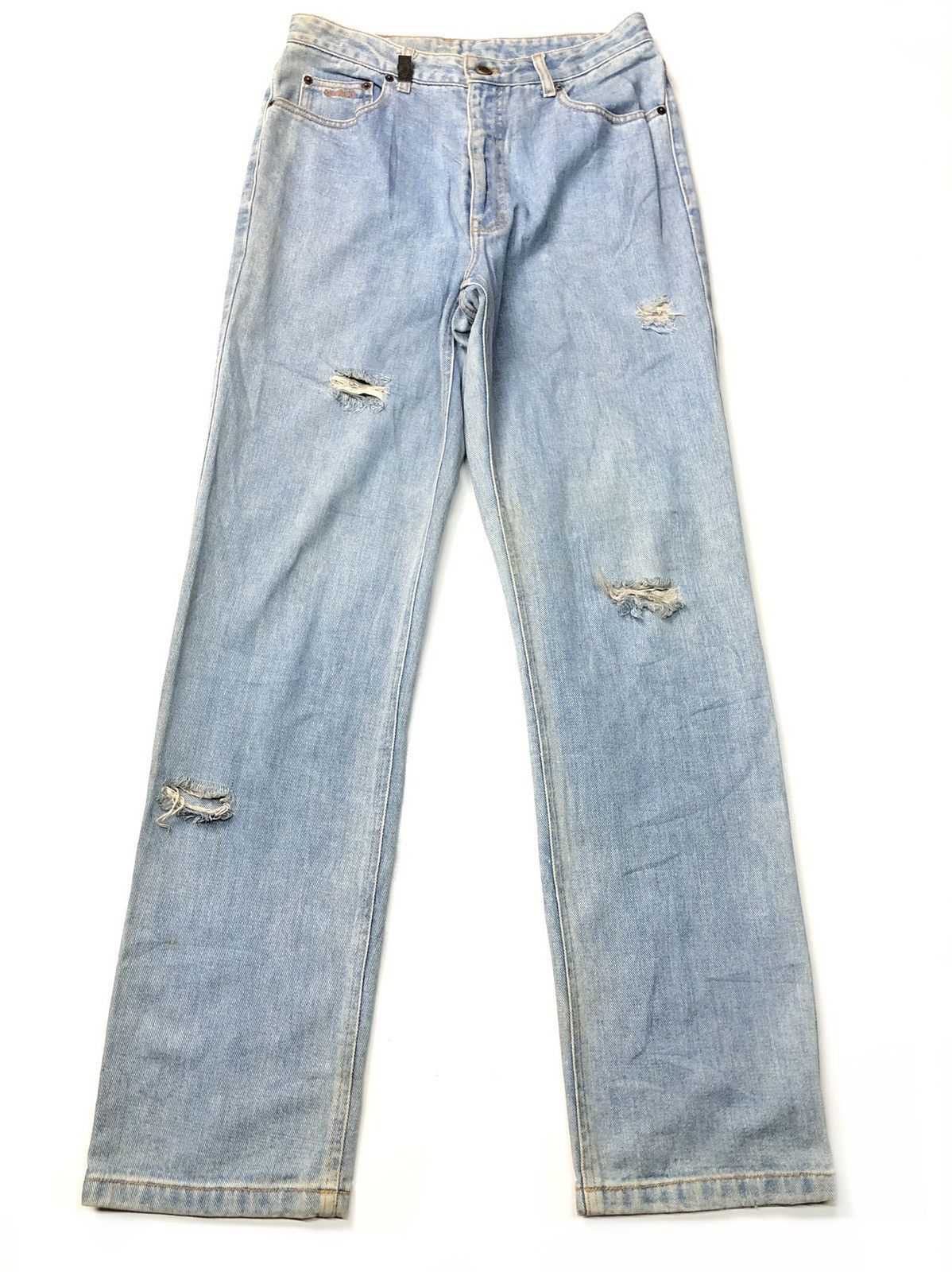 Japanese Brand × Vintage VINTAGE SCOFIELD LIGHT BLUE WASH DISSTRESSED DENIM Size US 30 / EU 46 - 1 Thumbnail
